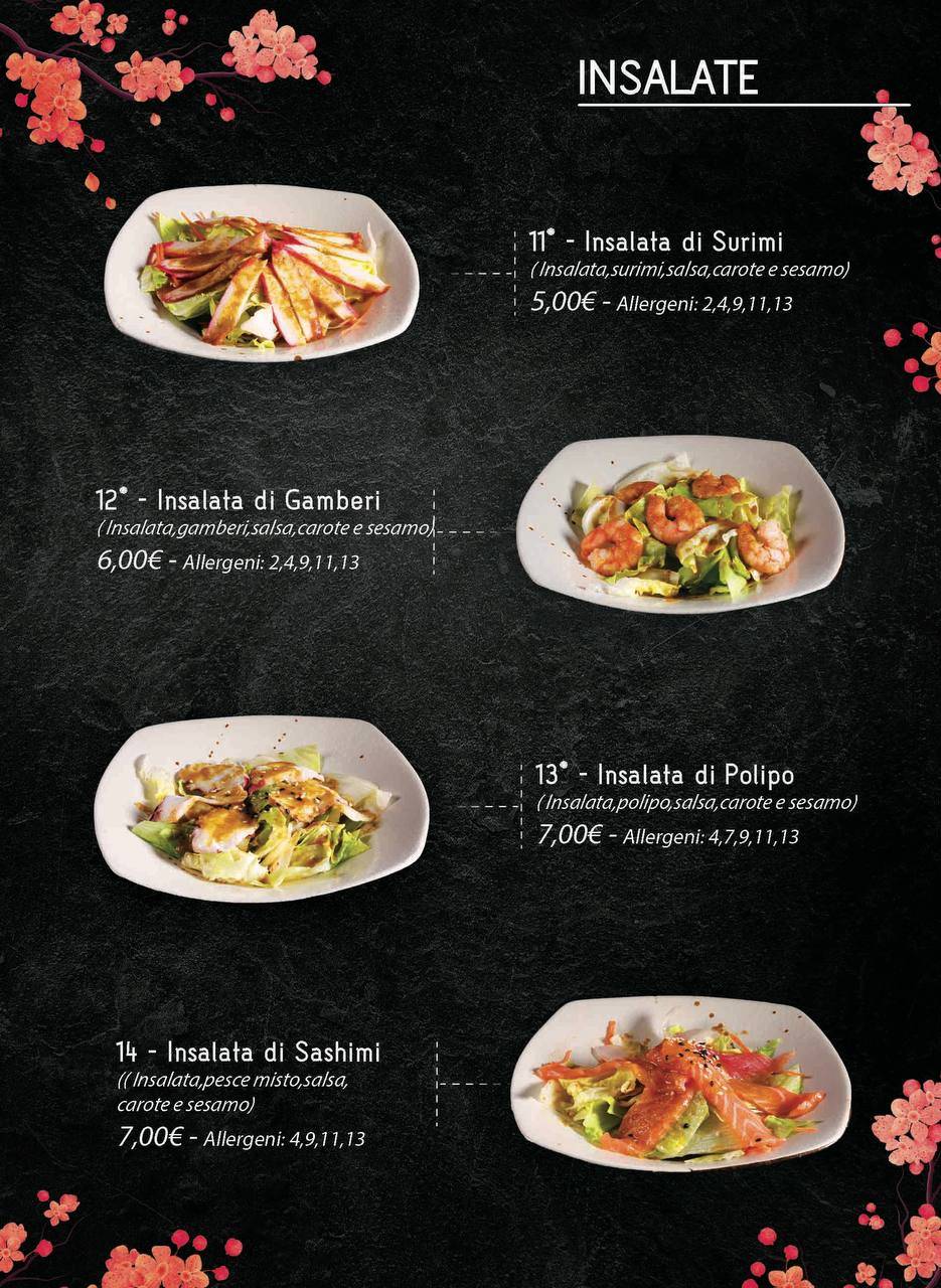 Menu di Ristorante Giapponese Fujisan 