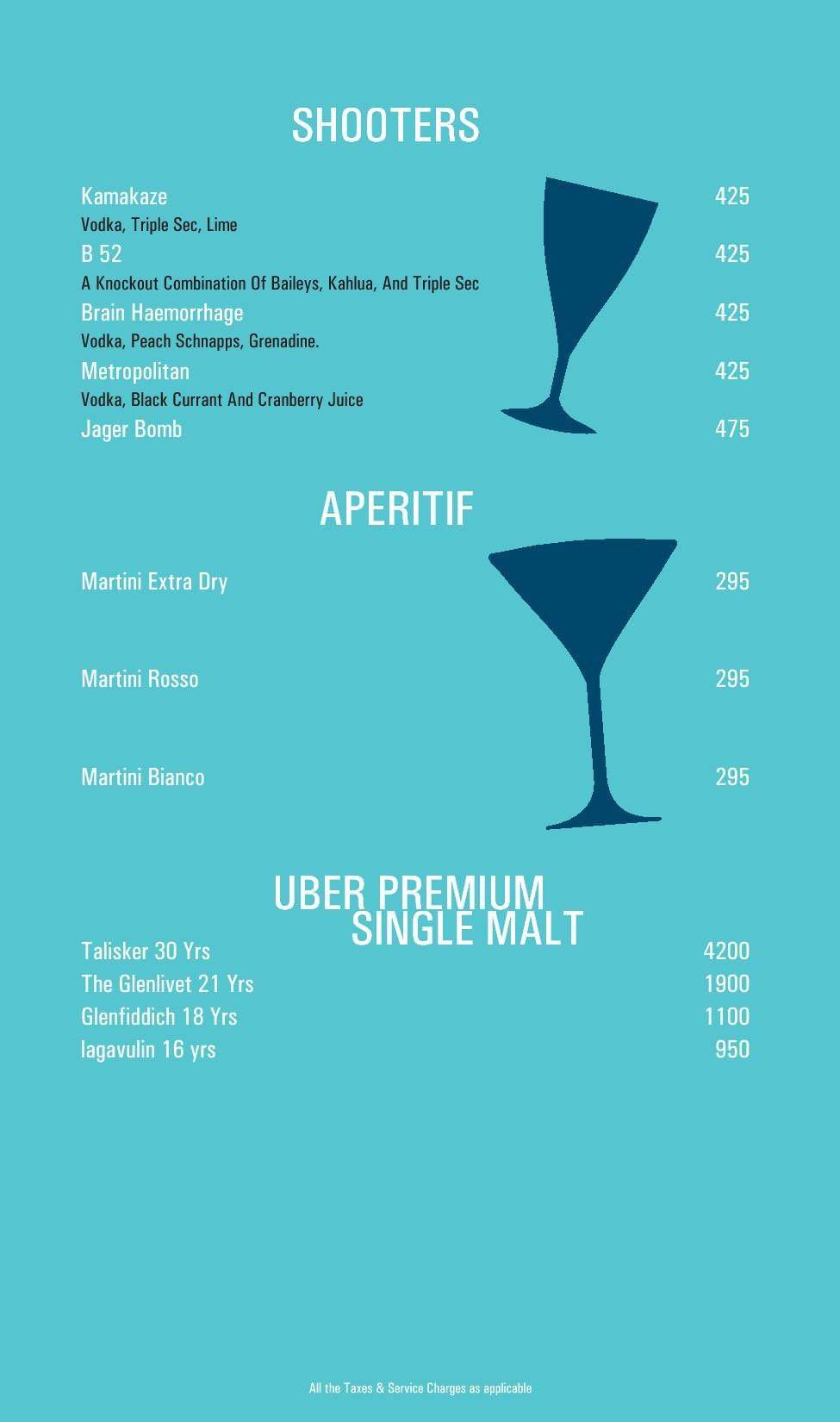 Edna Lounge menu
