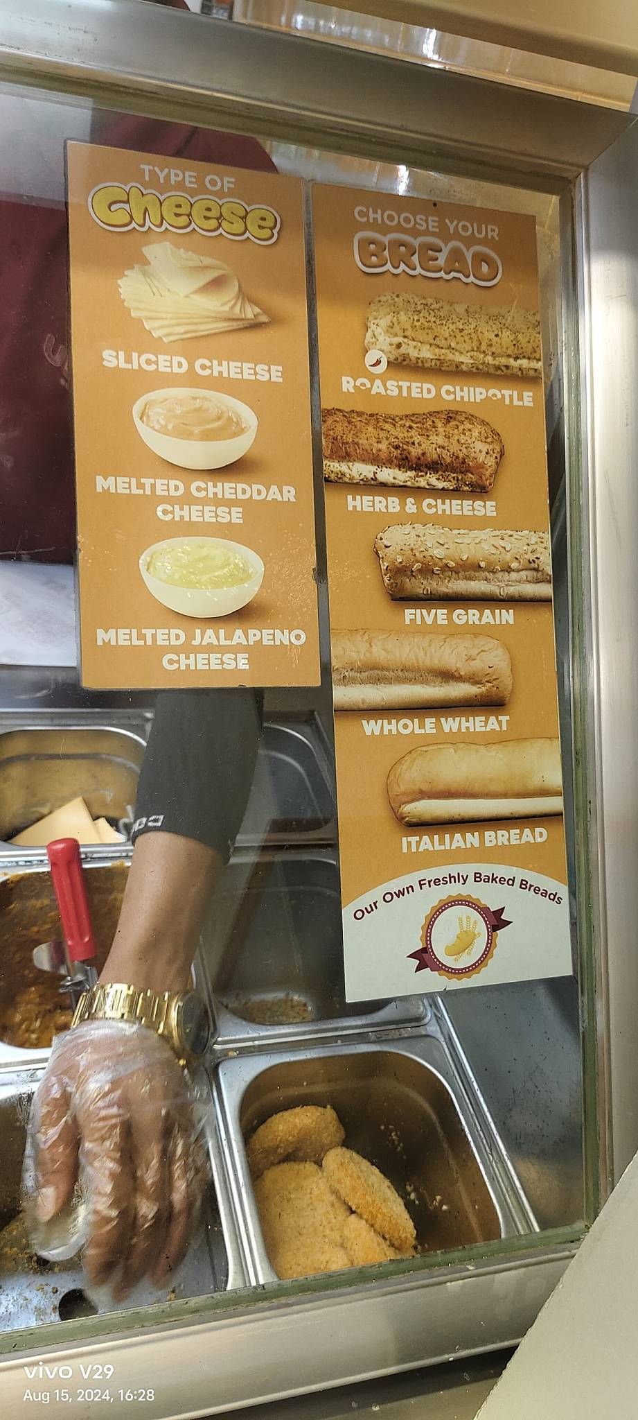 Uboat gourmet subs menu