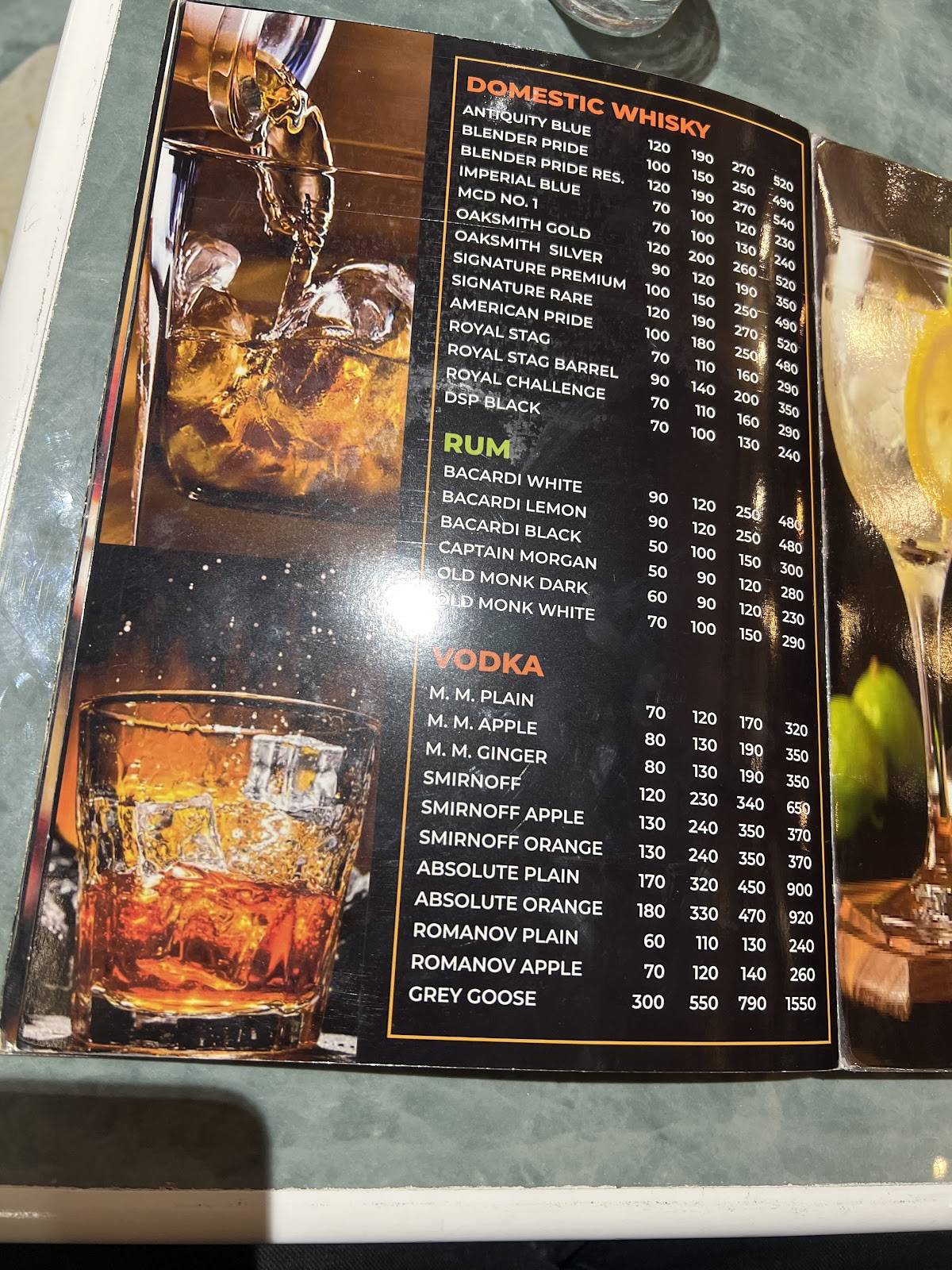 Jai Bharat - Town Hall 'Garden Court' menu