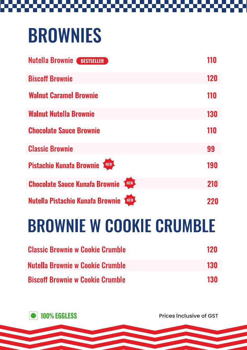Uncle Goons menu