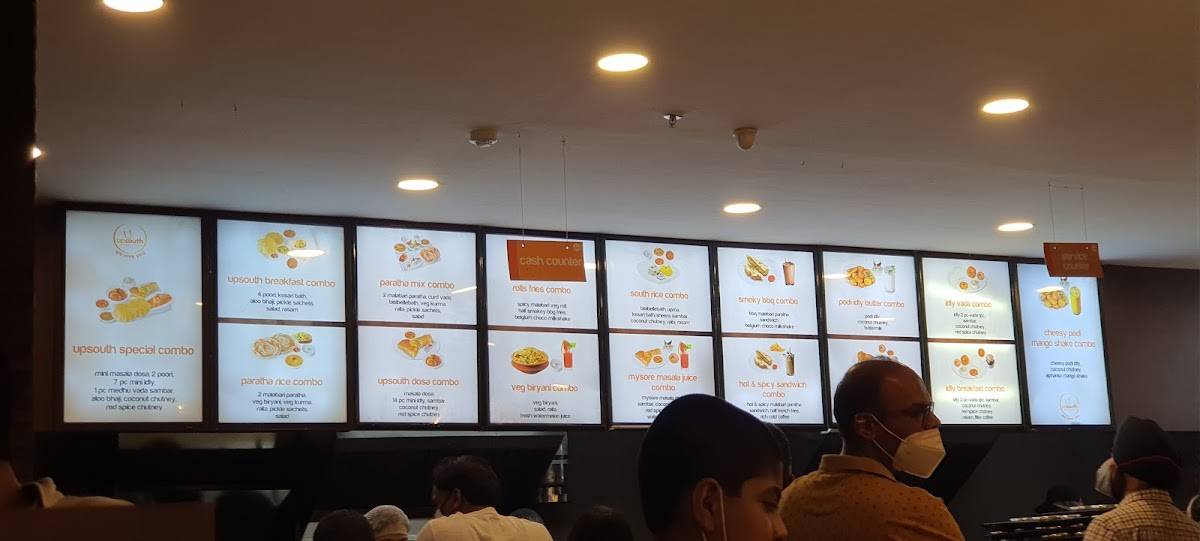 Upsouth Phoenix Mall Pune menu