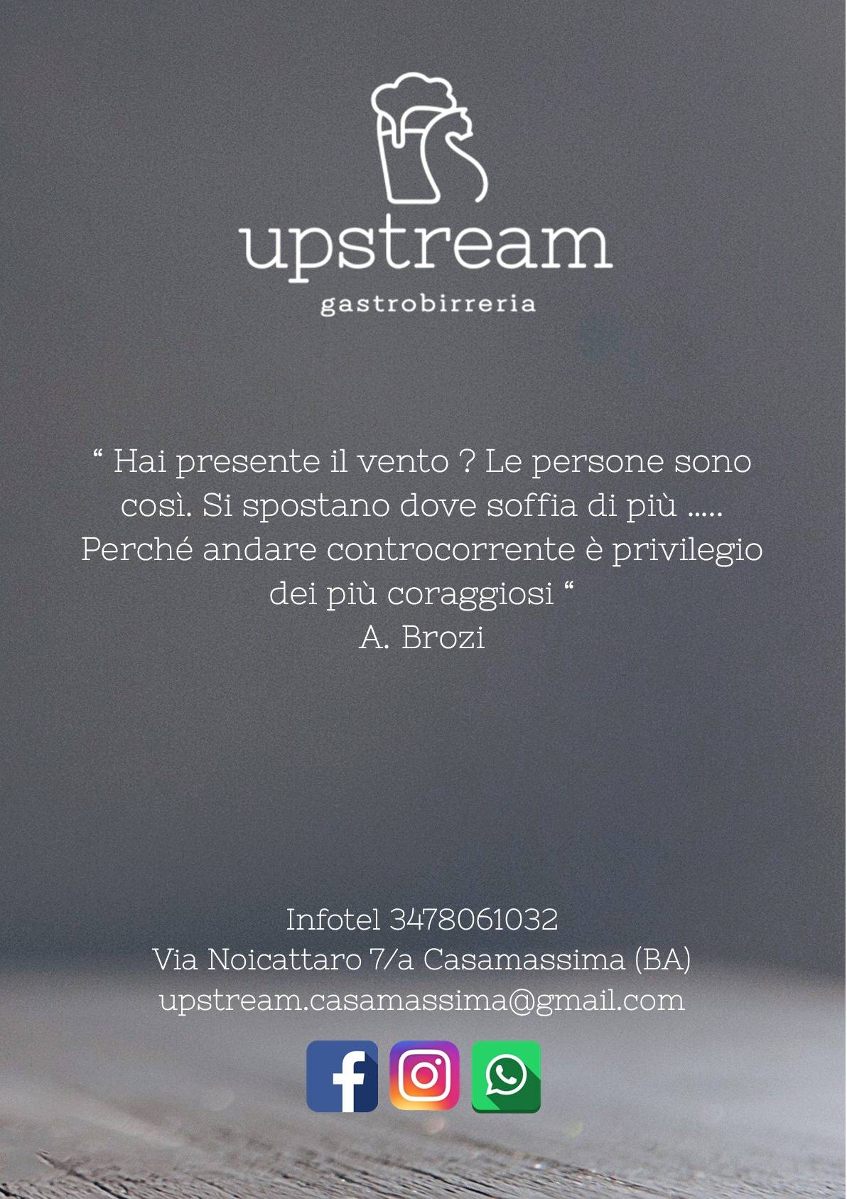 Menu di Upstream 