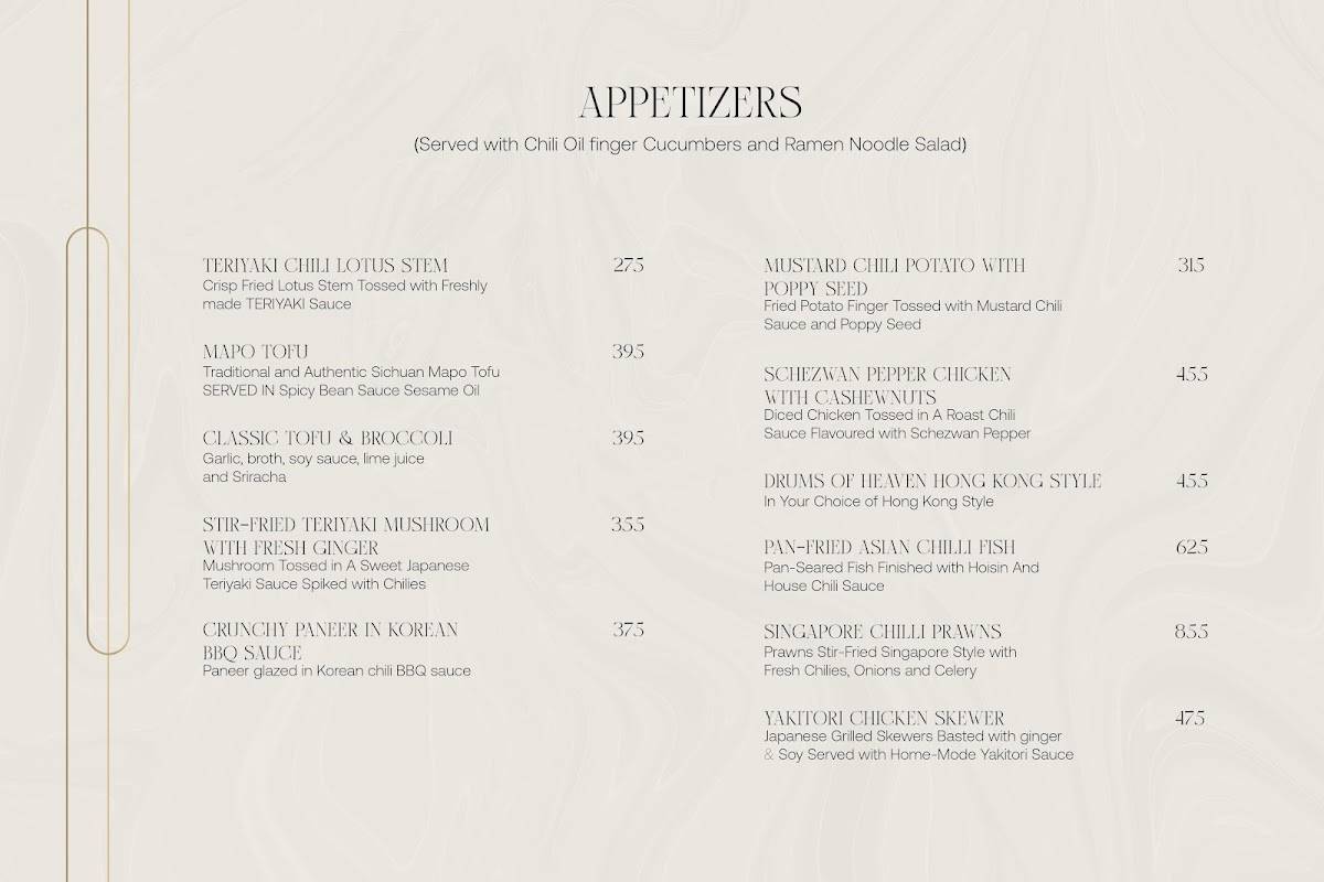 VUÉ - Coffee & Cocktail Bar menu