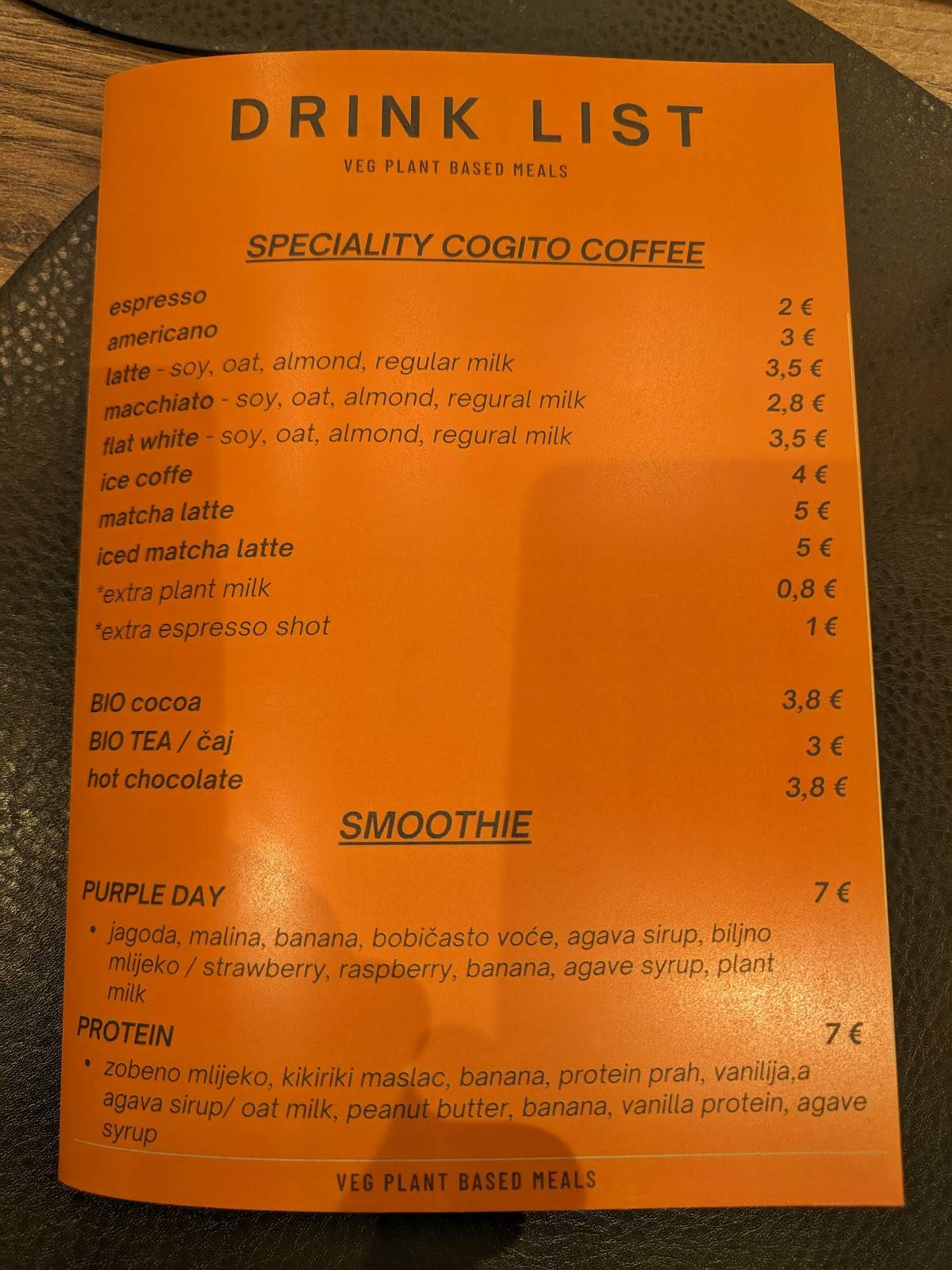 Menu di Veg 