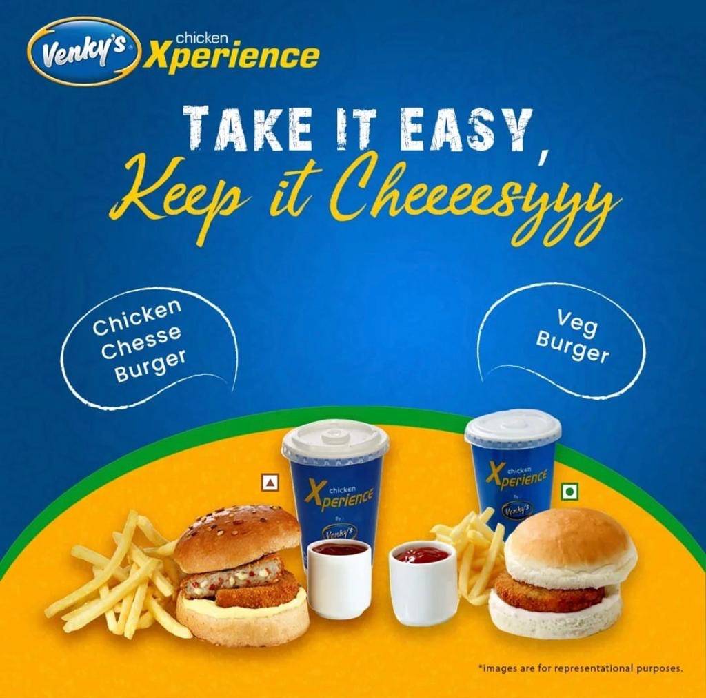Venky's Chicken Xperience menu
