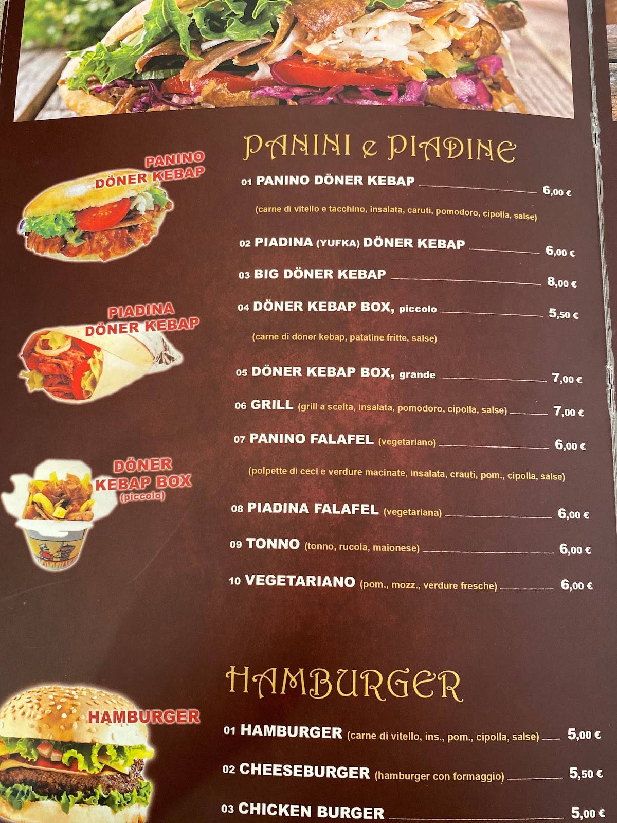 Menu di Ristorante Griglieria Excellent 