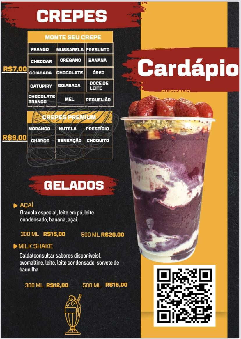 Vivenda dos Sabores cardápio