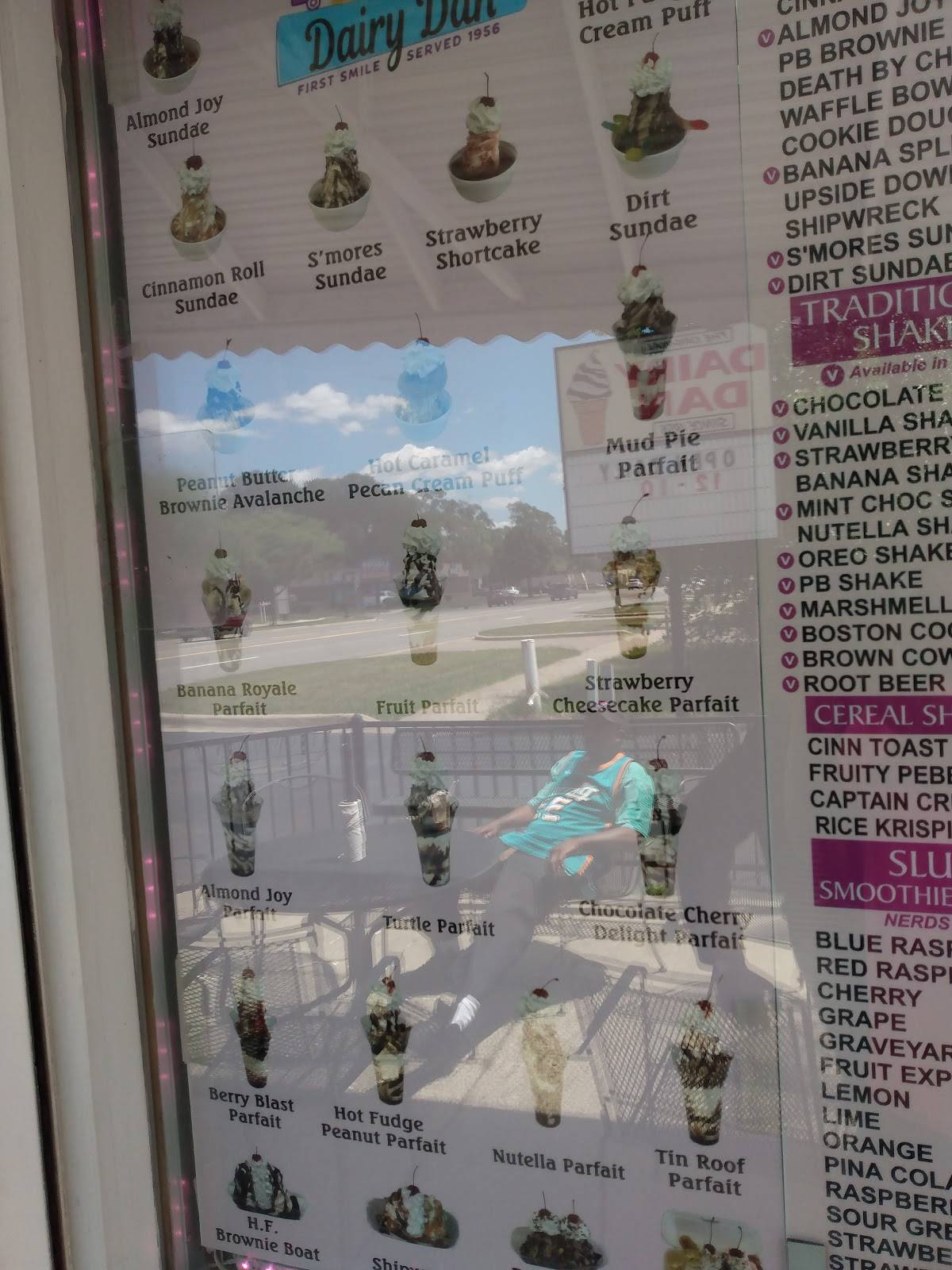 Menu at The Original Dairy Dan, Westland, Ford Rd