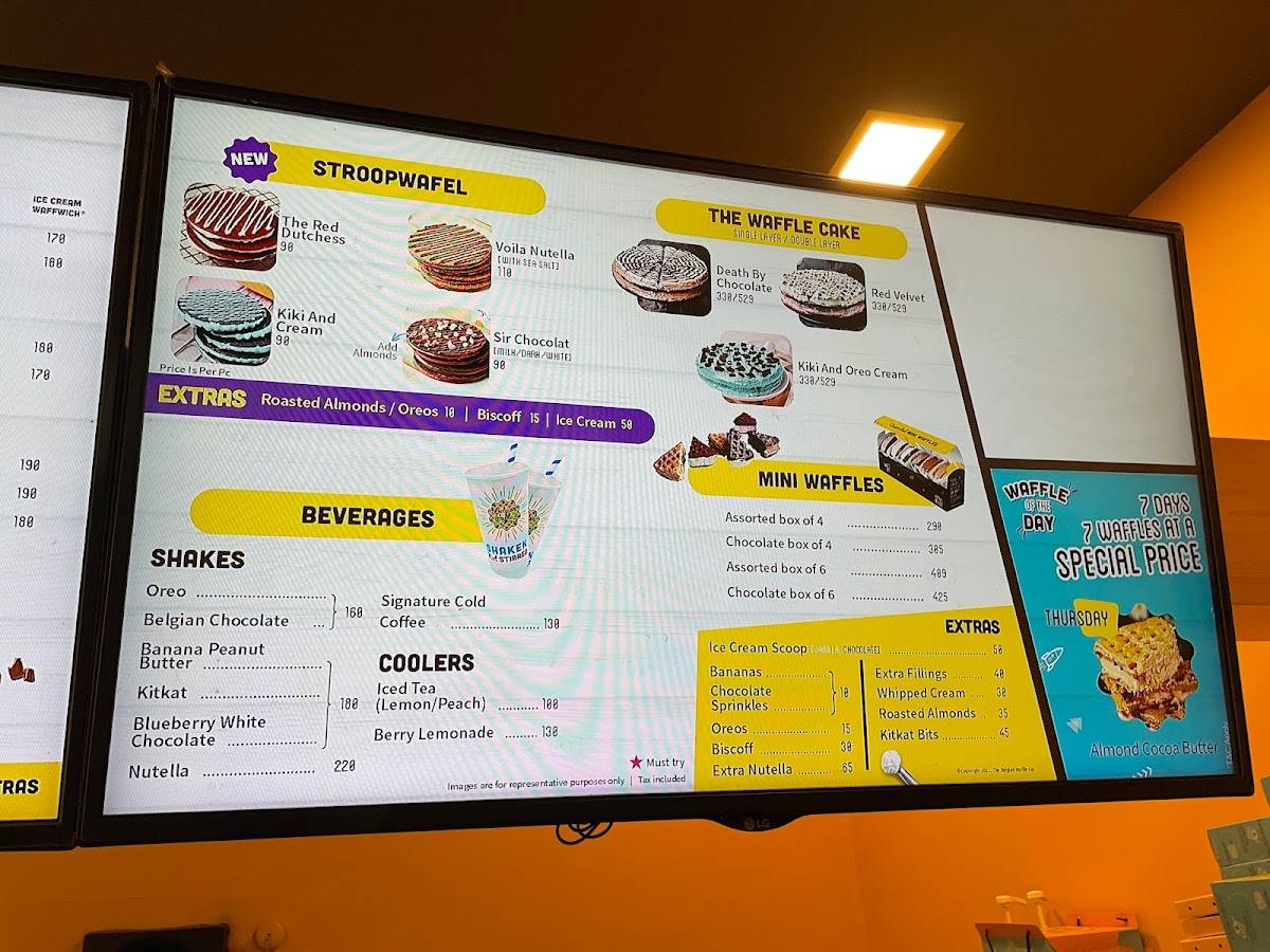 Whatta Waffle! menu