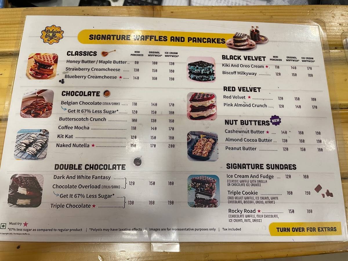 Whatta Waffle! menu