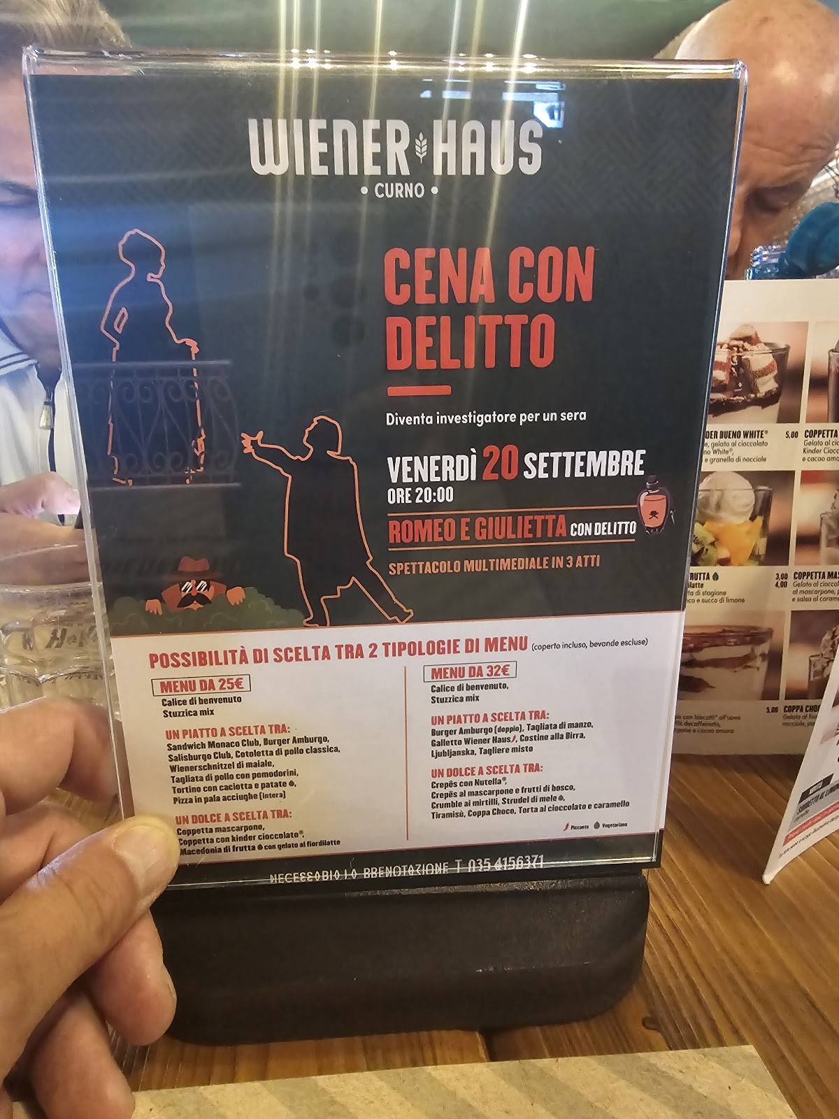Menu di Wiener Haus Curno 
