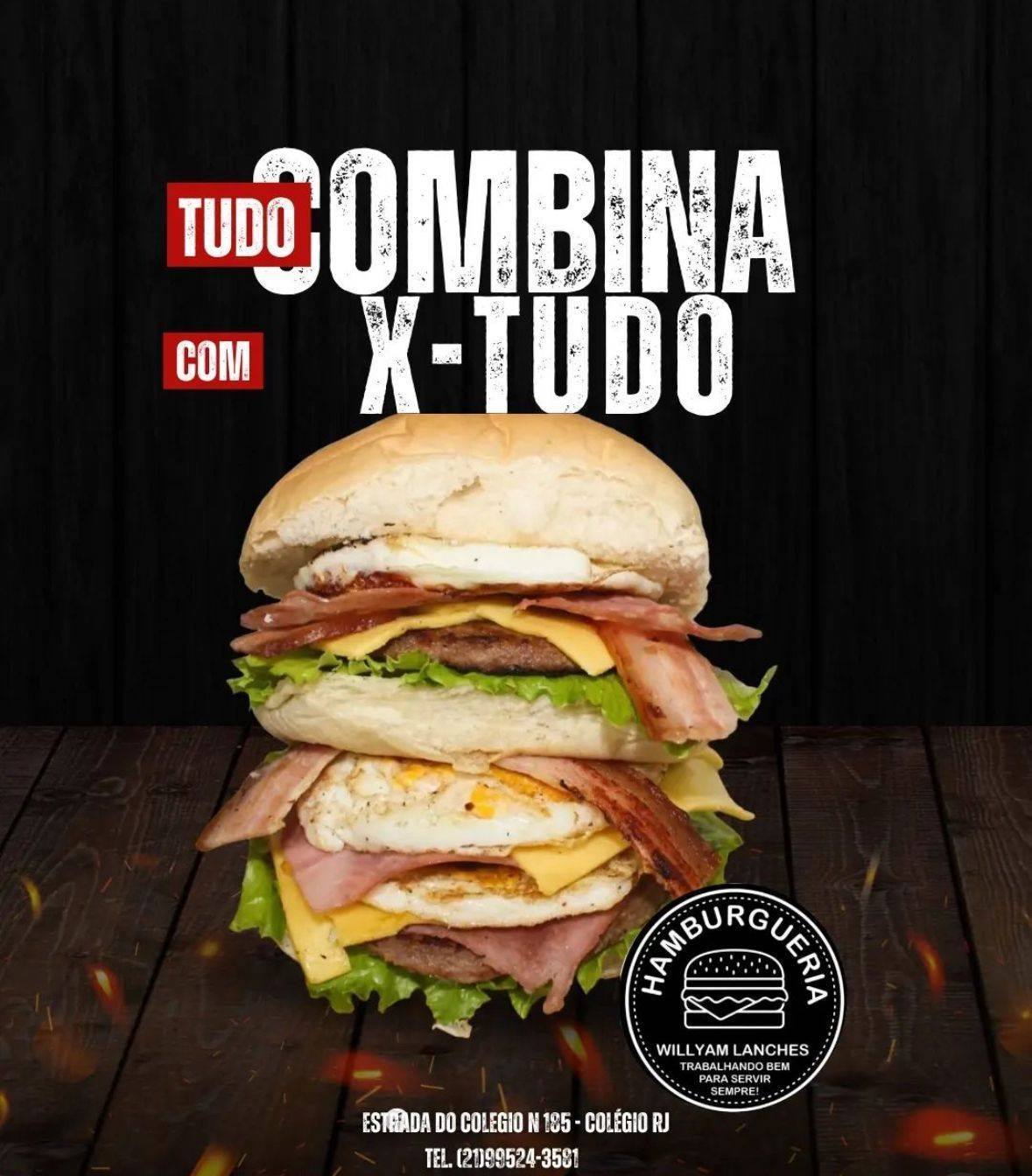 Willyam Lanches cardápio