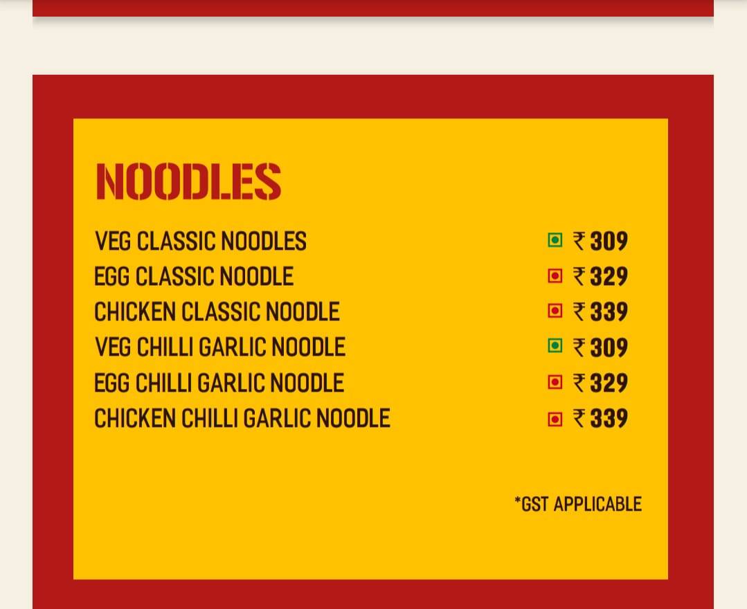 Wok To Remember menu