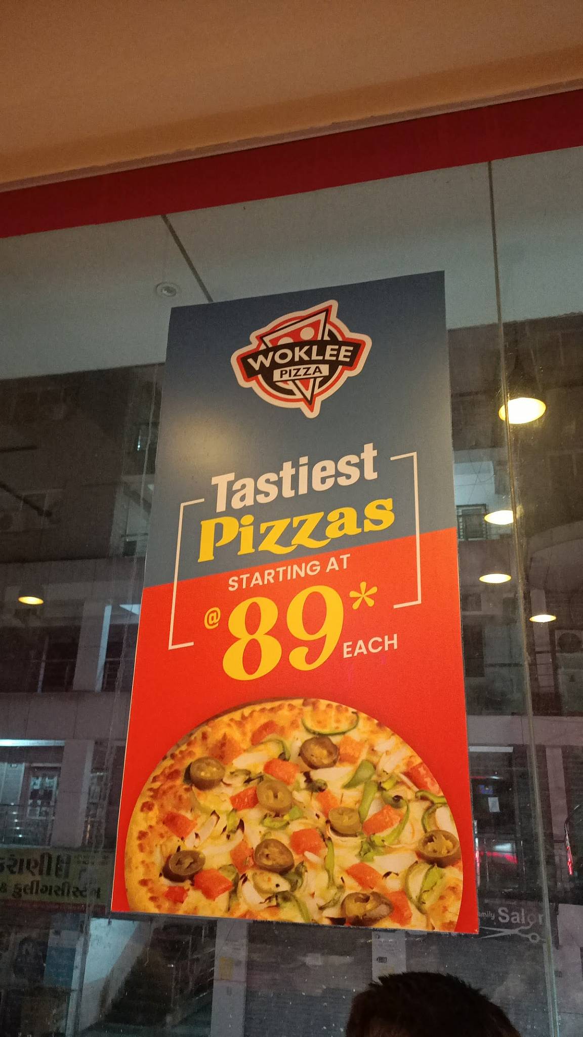 Woklee Pizza menu