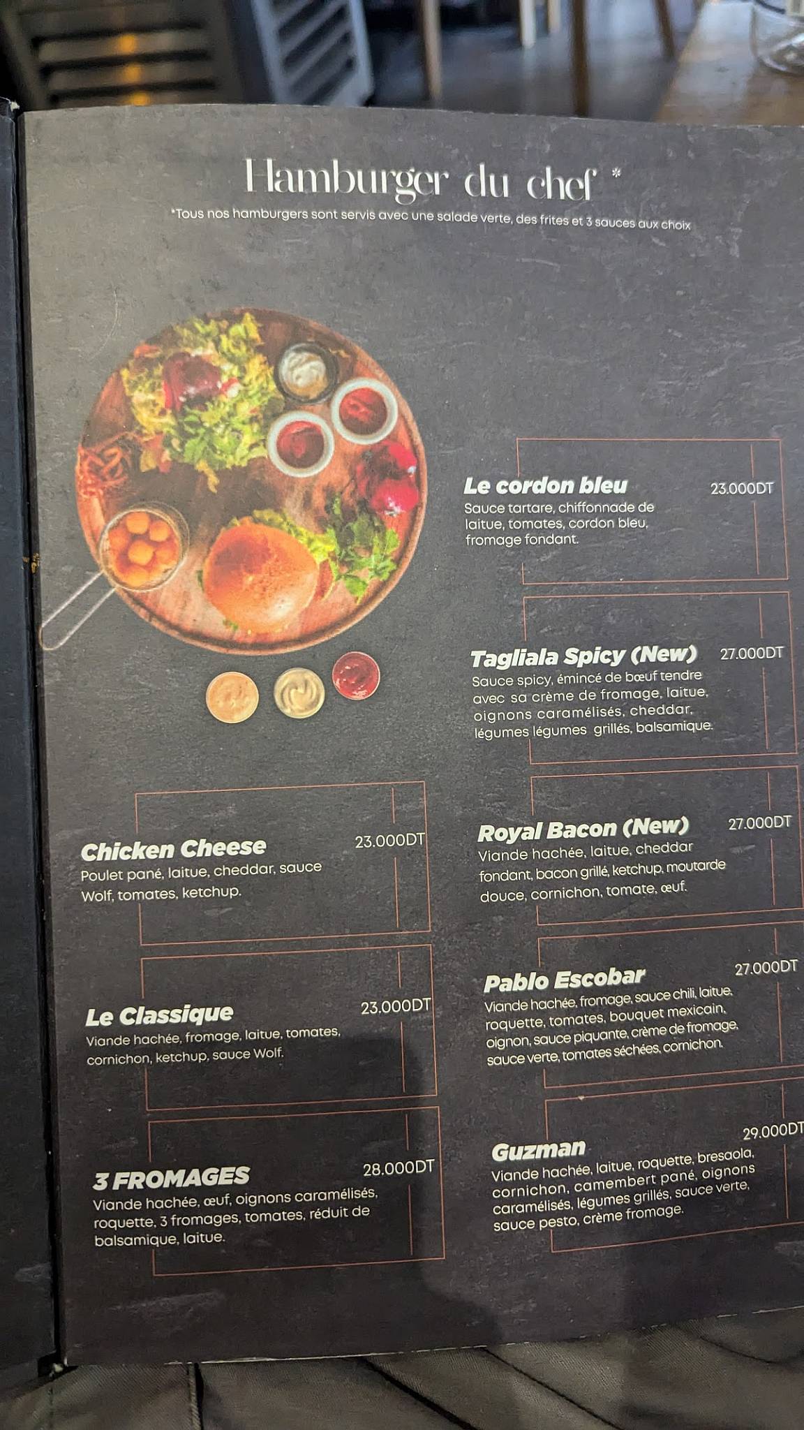 Menu de Wolf And Rabbit