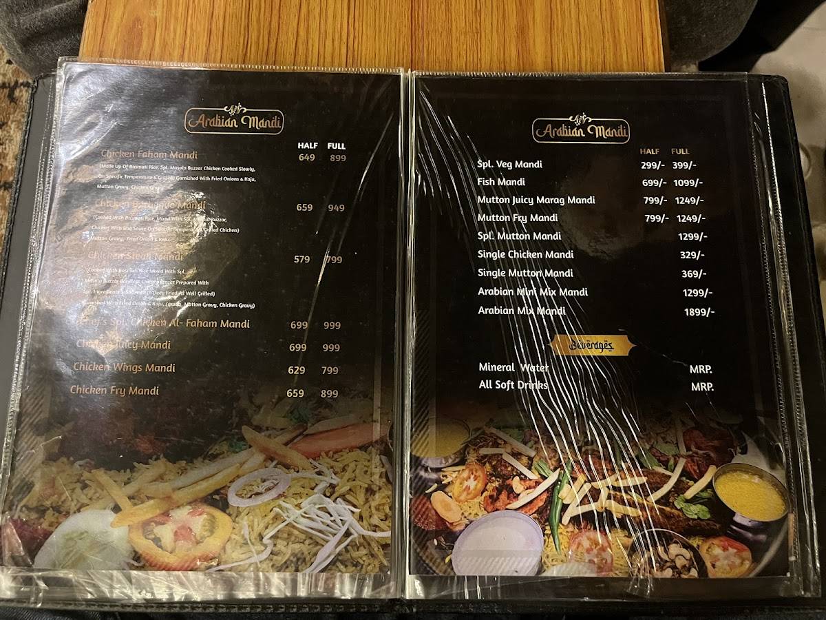 YUM YUM TREE Arabian Food Court MADHAPUR menu