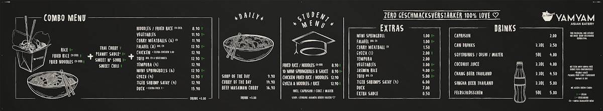 Menu di Yam Yam - Asian Eatery 