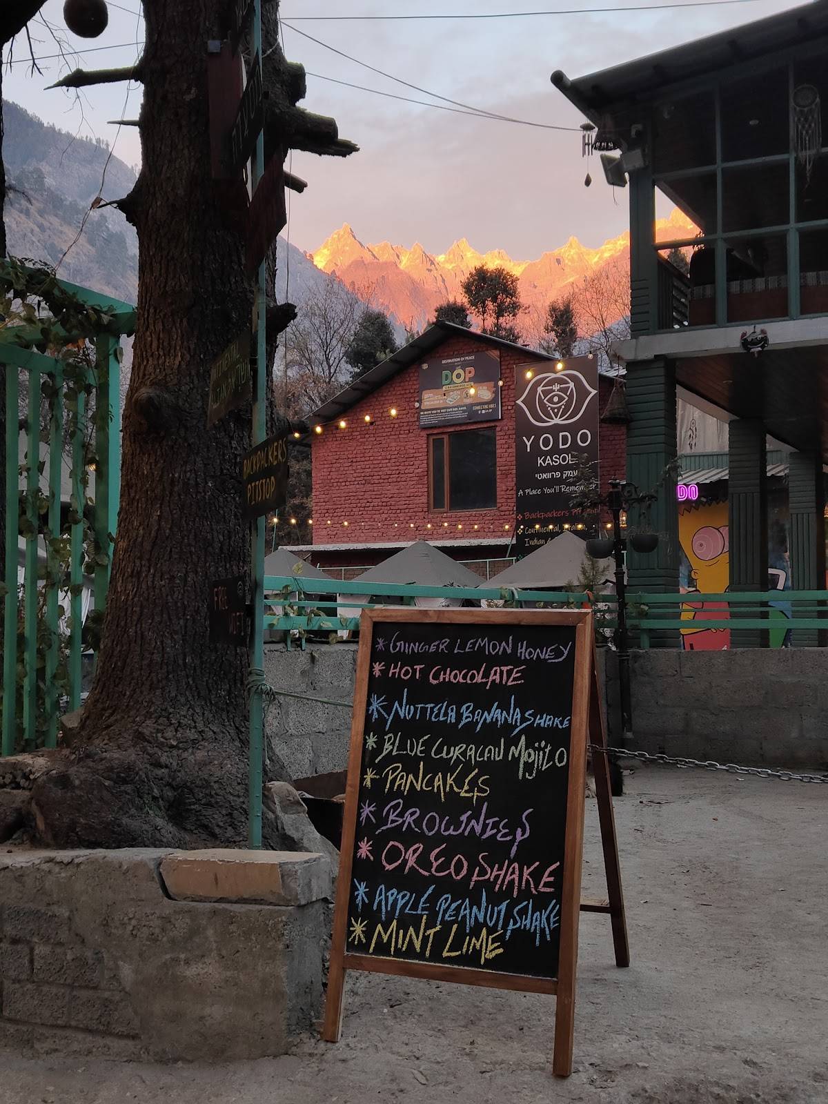 Yodo Cafe menu