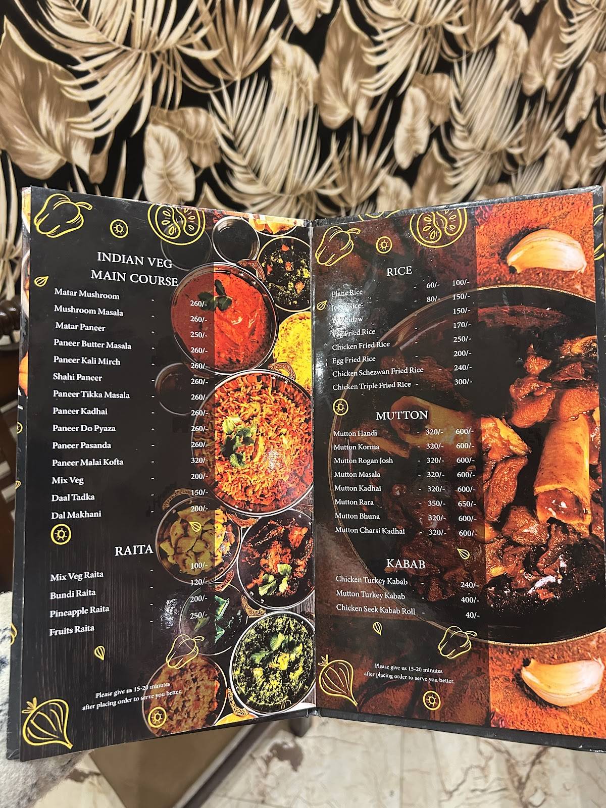 Yummy Express menu