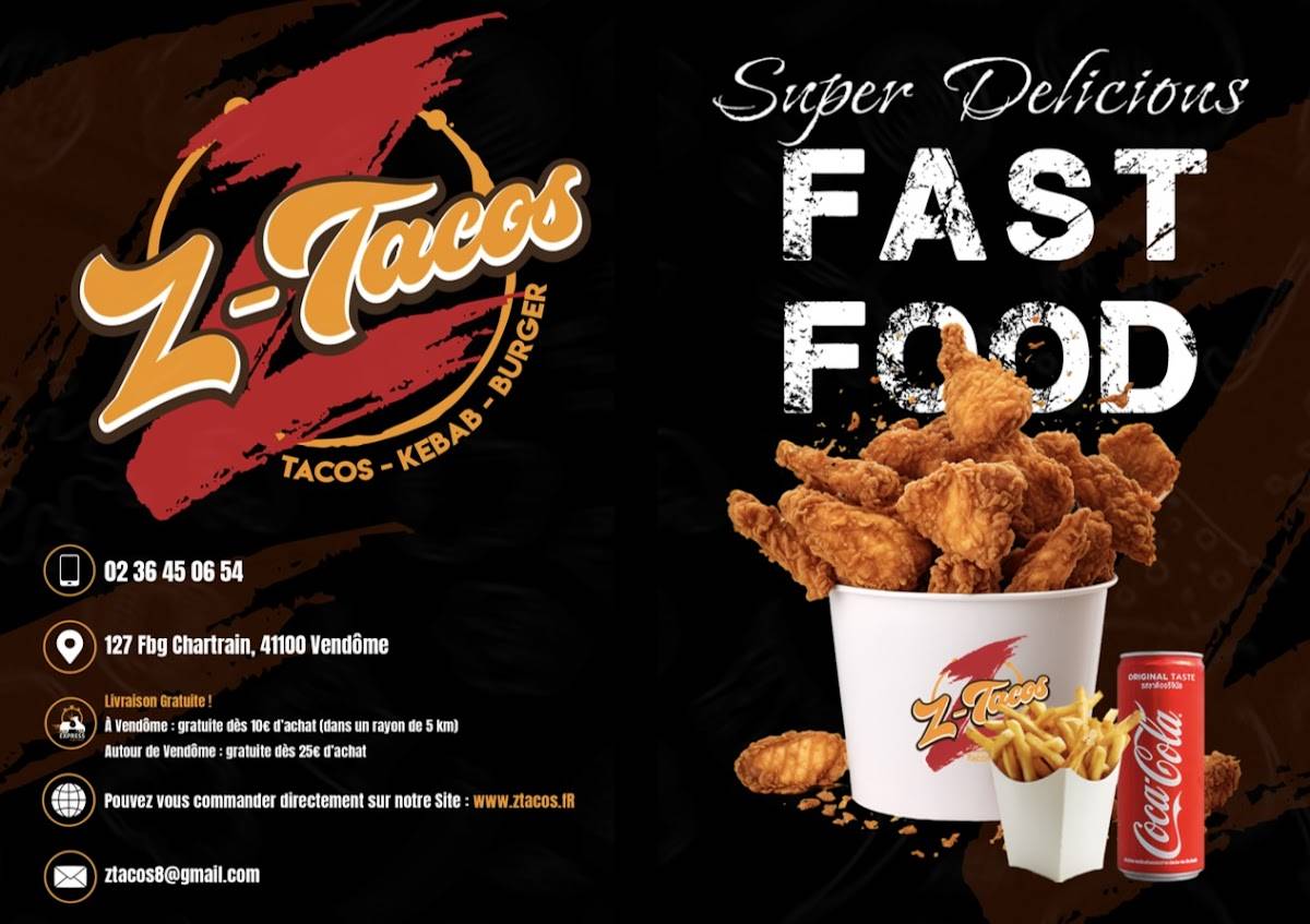 Menu de Z TACOS