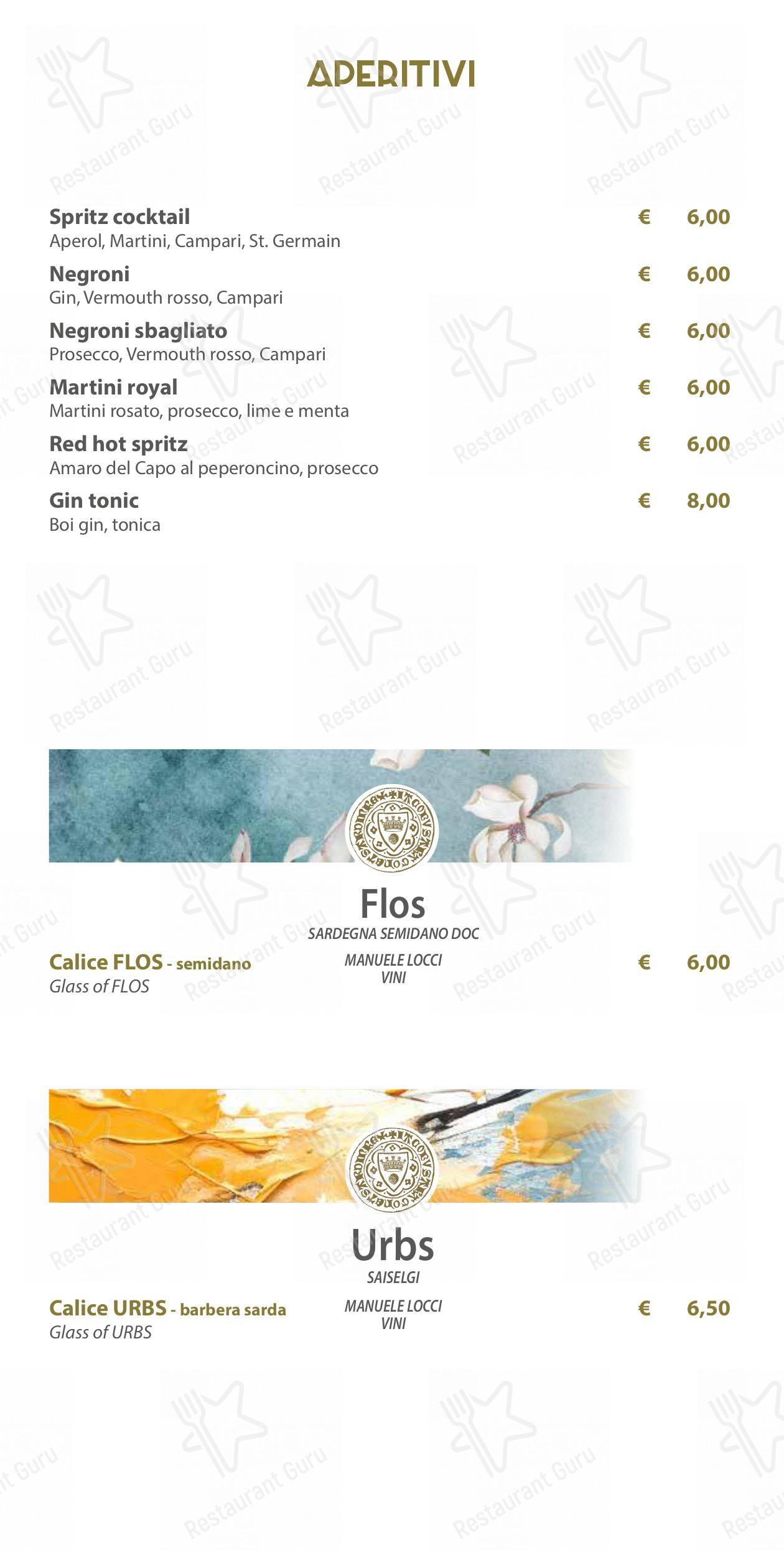 Menu per Zenith Ristorante Pizzeria Enoteco in Iglesias
