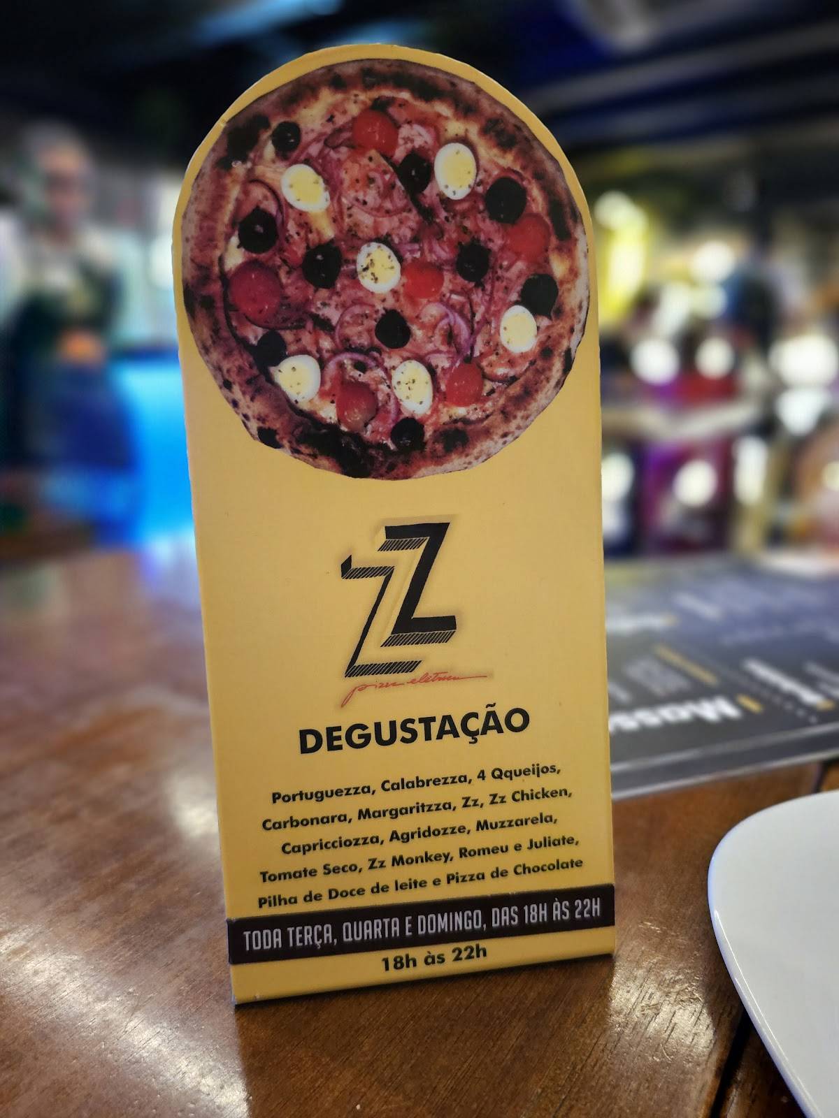 ZZ Pizza Elétrica cardápio