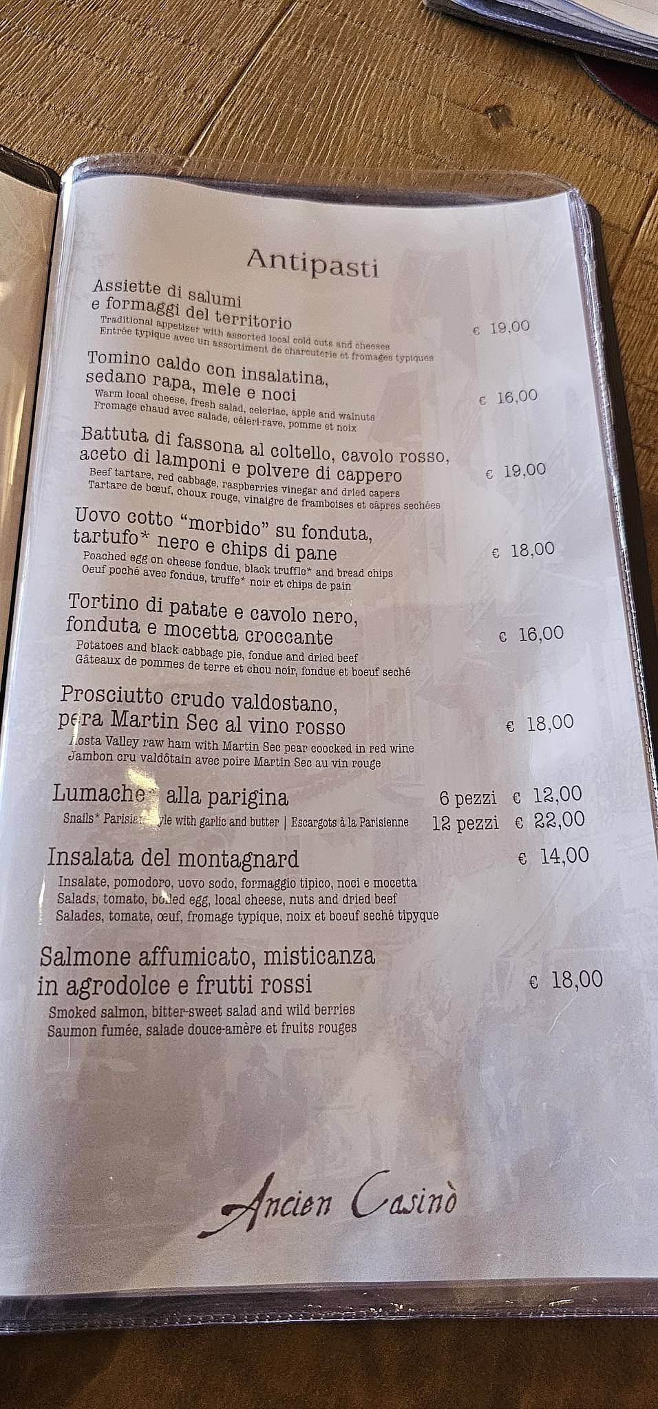Menu di Zillo's Bar Paninoteca 