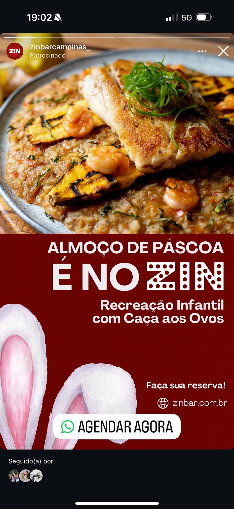 Zin'Bar cardápio