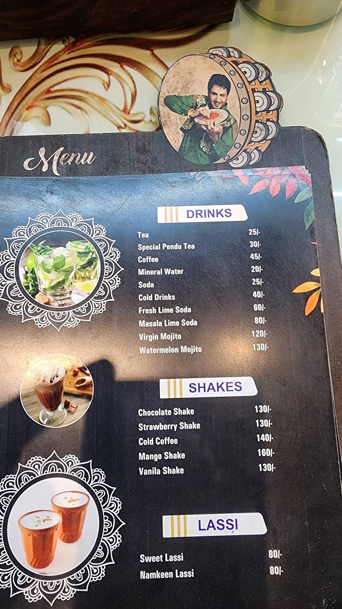 Sethi Dhaba menu