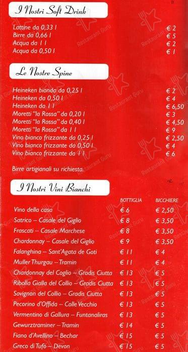 Menu di Miky Pizza 