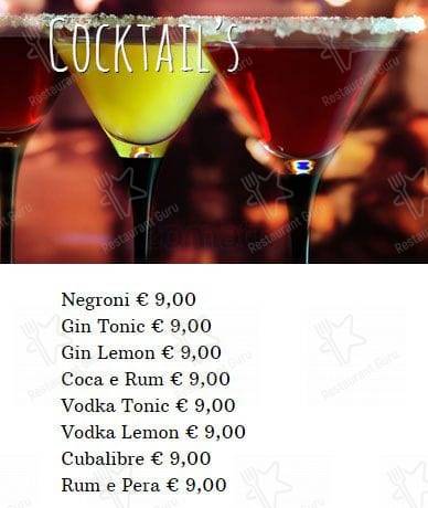 Menu di La Mela Stregata 