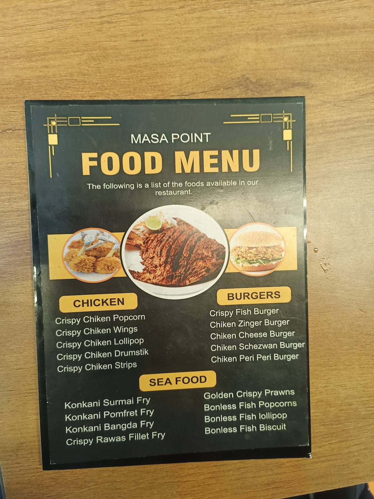 Cafe Justice Rankala menu