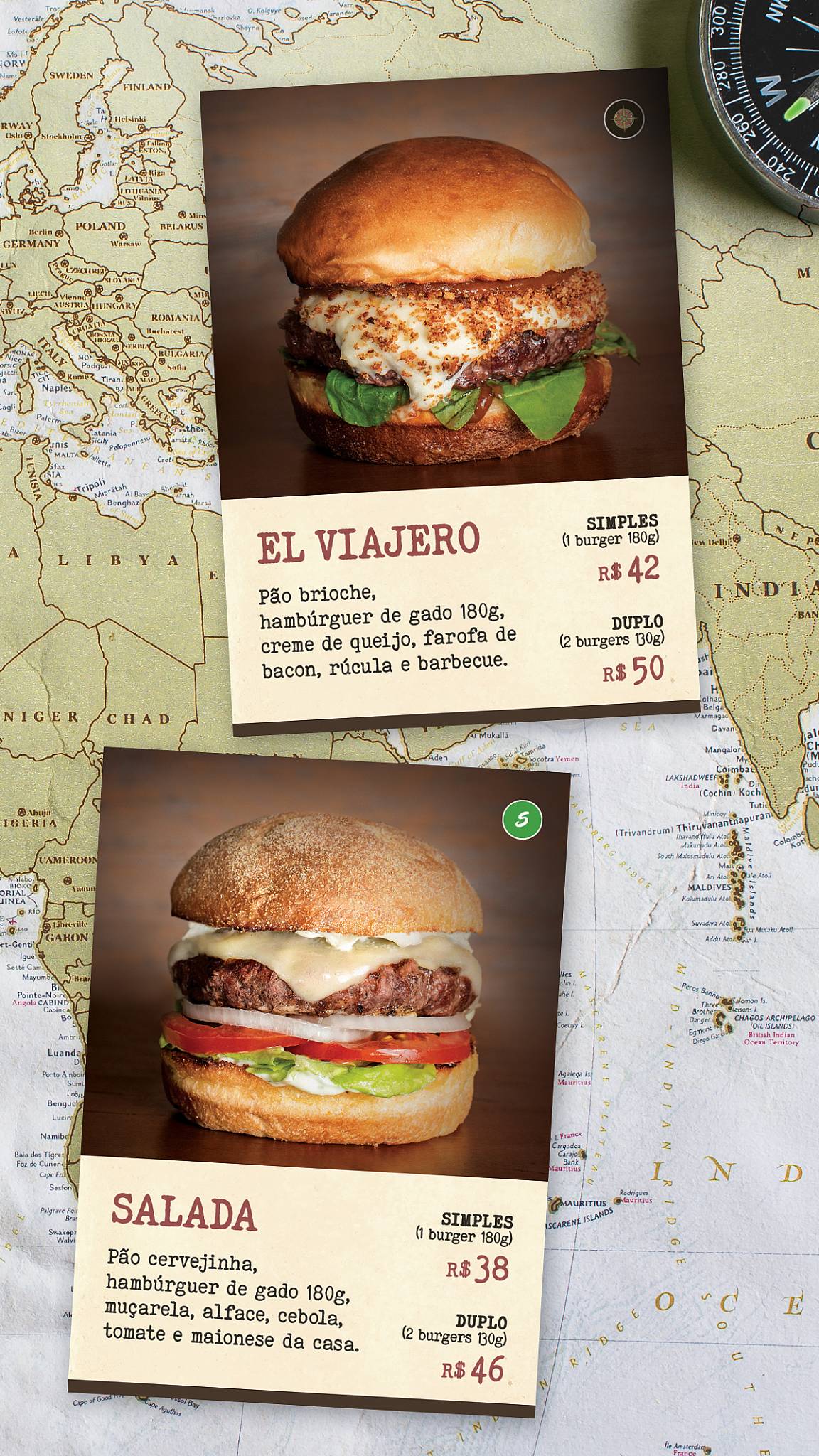 el Viajero Hamburgueria & Pub cardápio