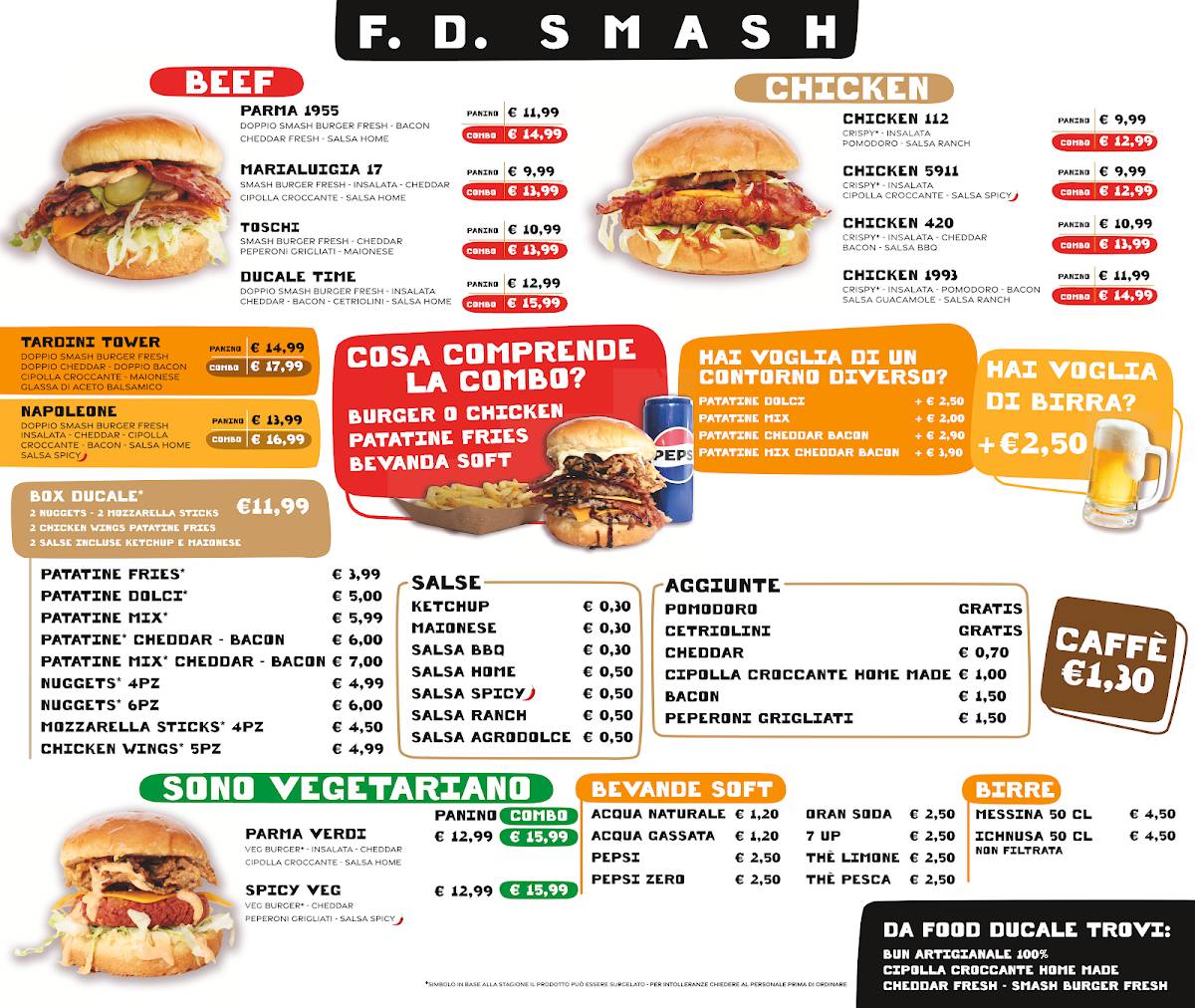Menu di Food Ducale 