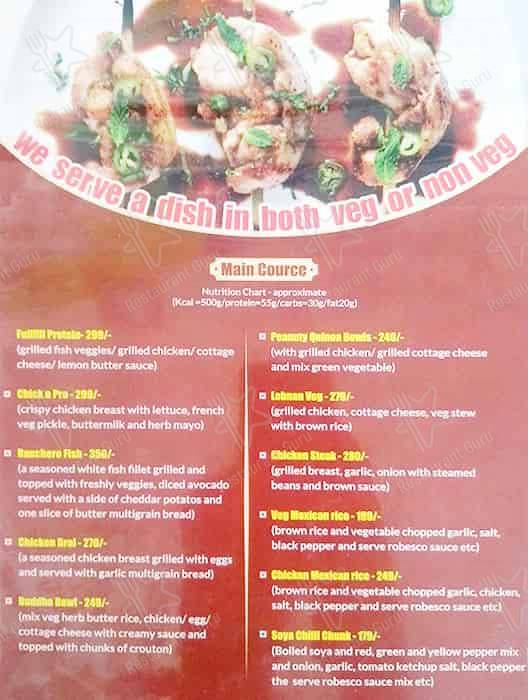 Strength Protein Bar & Kitchen menu