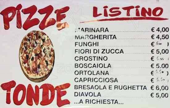 Menu di Super Pizza 