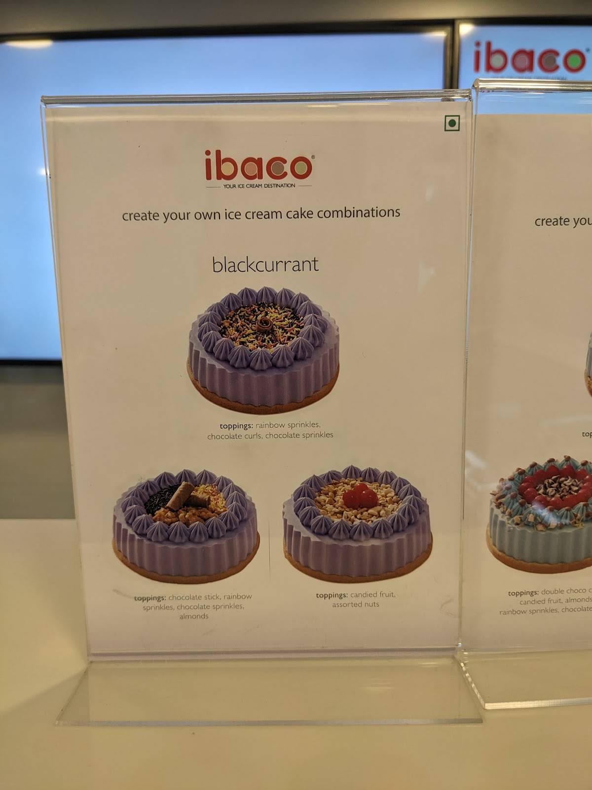 ibaco - Jayanagar, Bengaluru menu