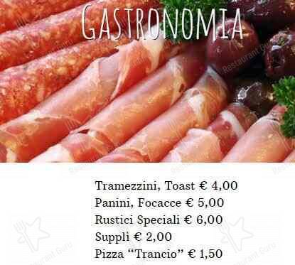 Menu di La Mela Stregata 