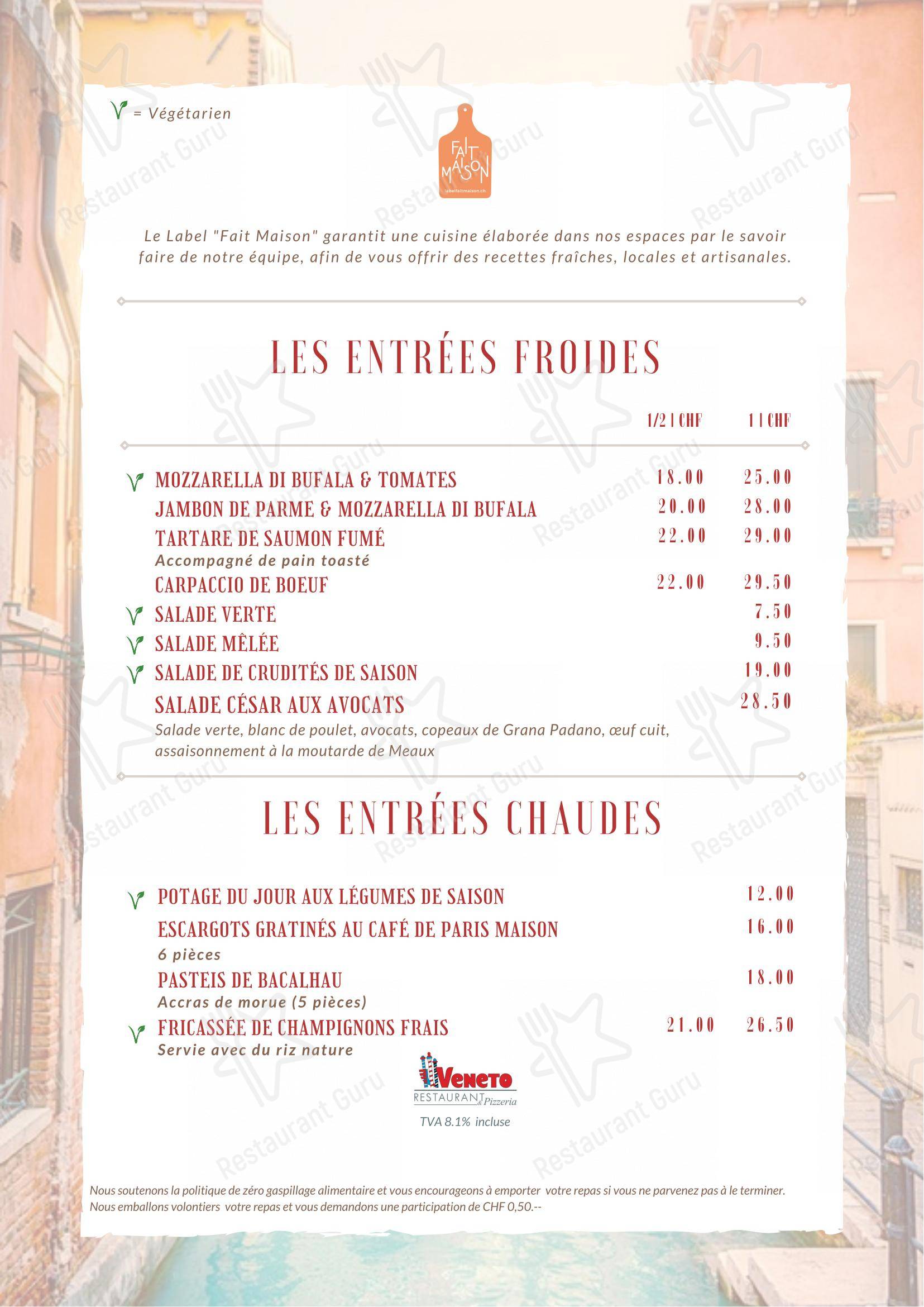 Menu bar per le Veneto in La Tour-de-Peilz