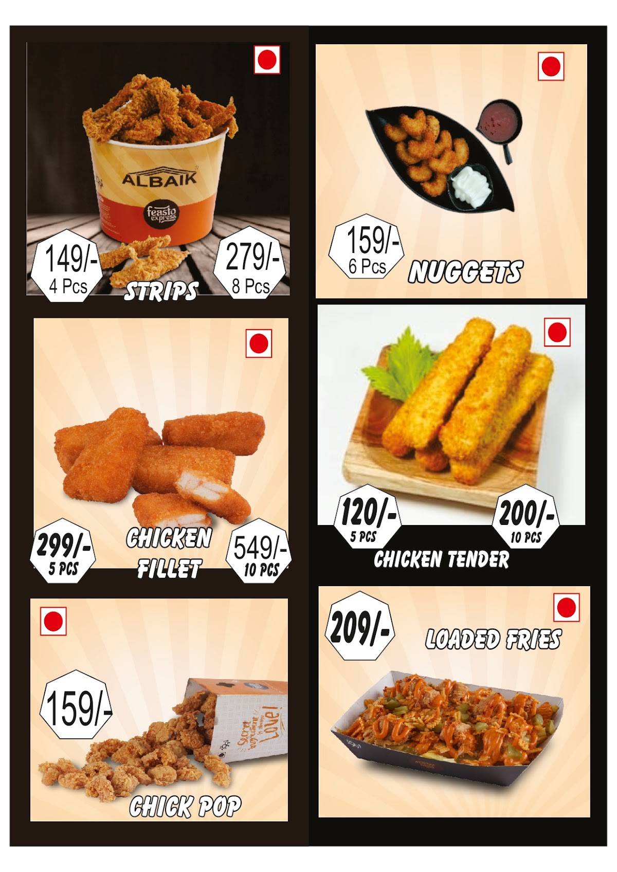 AL Baik Gajraula menu