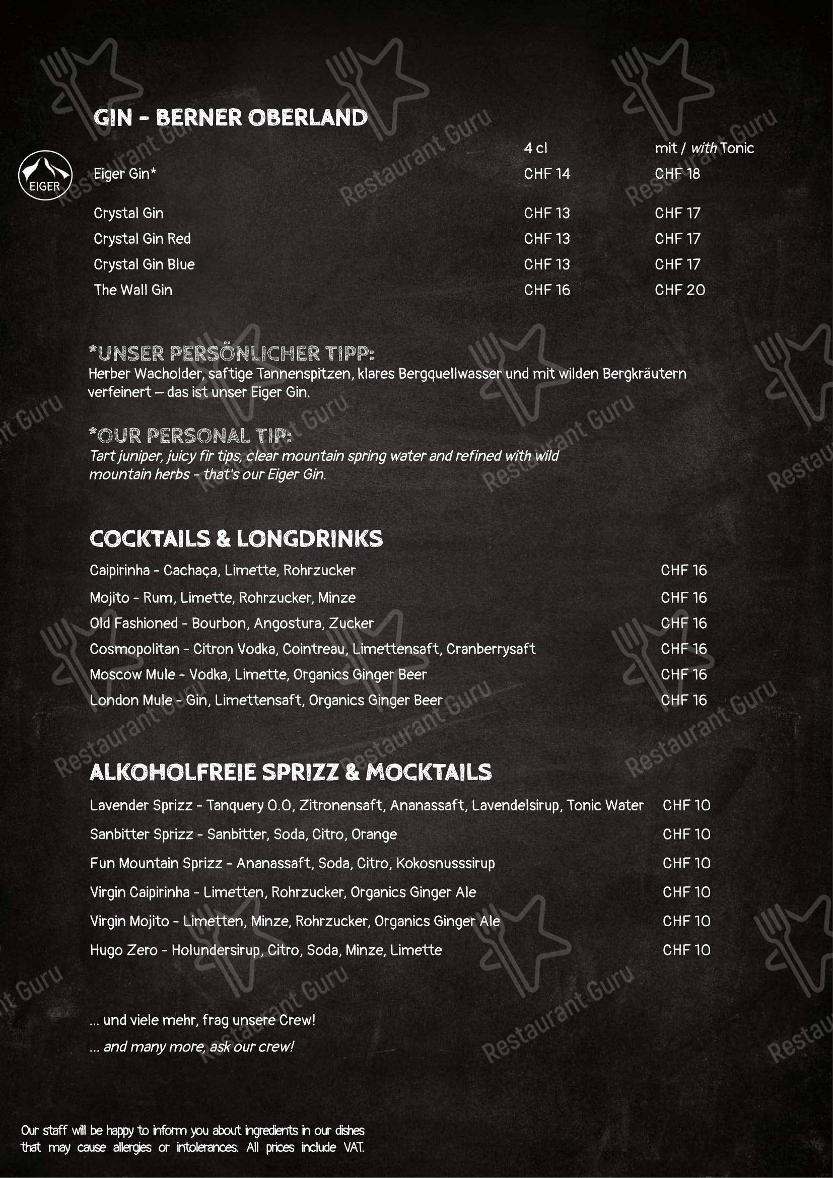 Детское per Barrys Restaurant, Bar & Lounge in Grindelwald