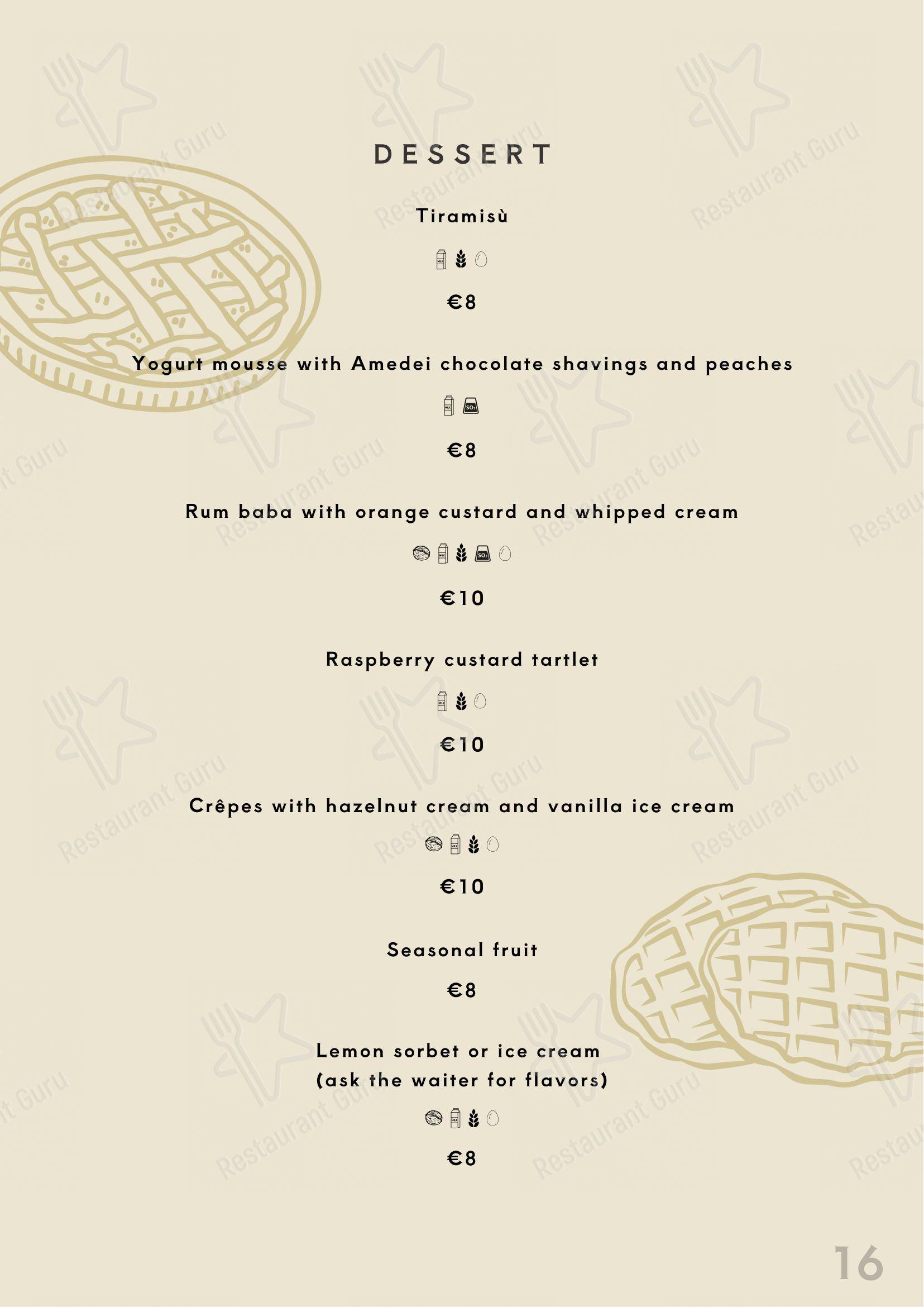 Menu bar per Beef Bazaar steakhouse