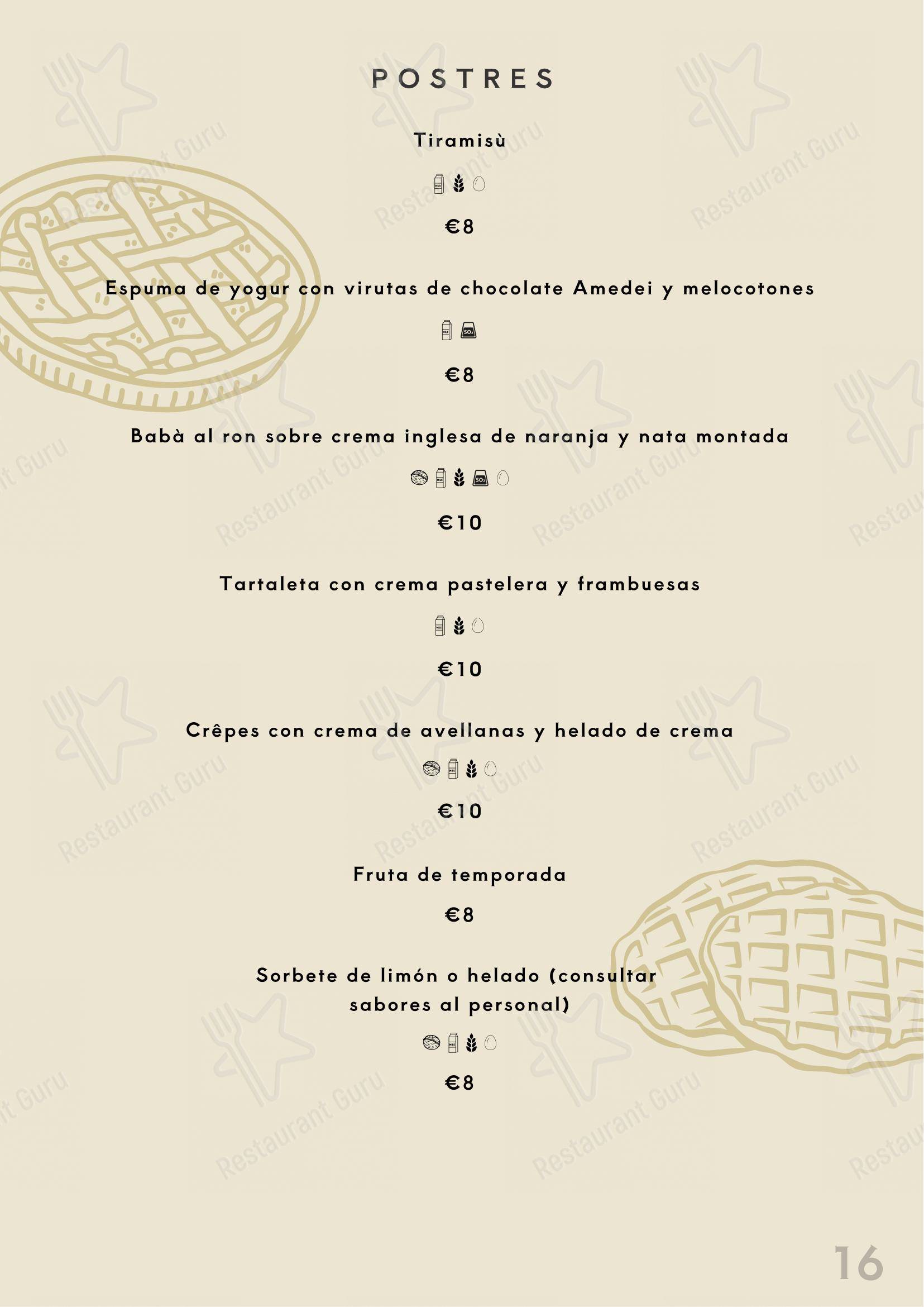 Основное меню per Beef Bazaar steakhouse