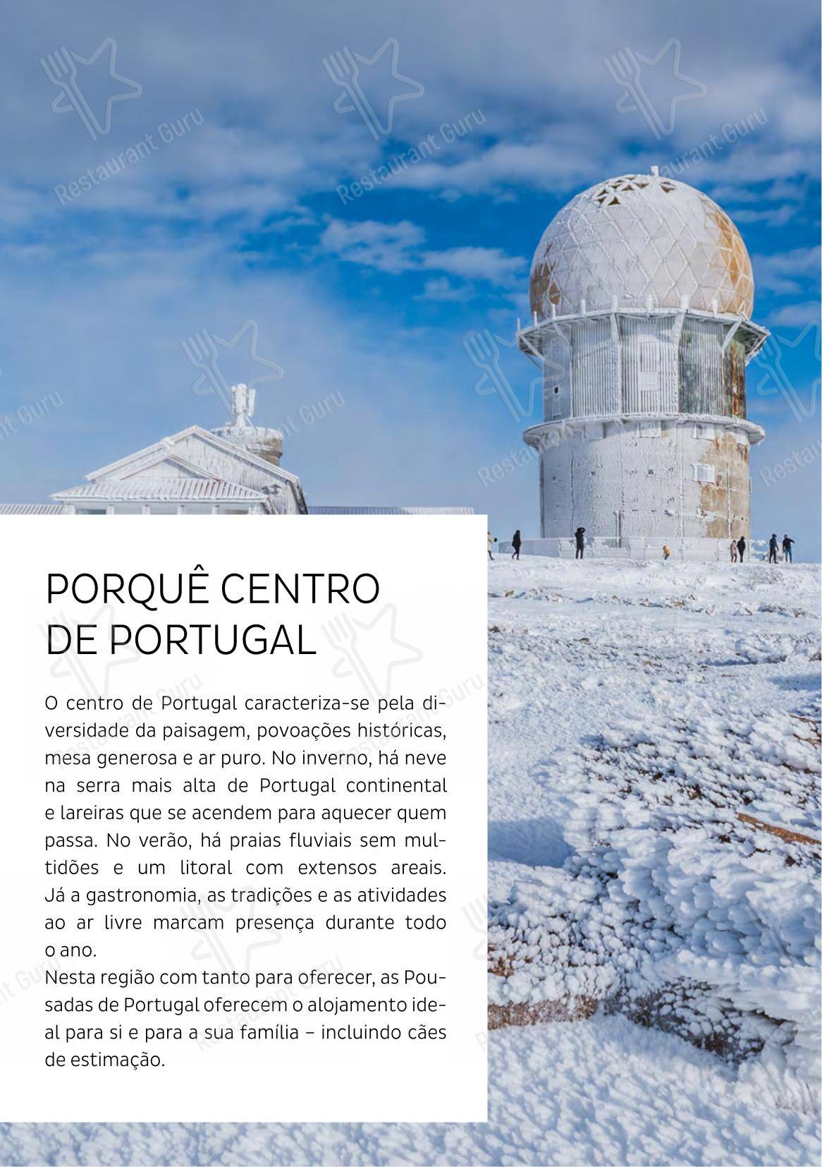 Restaurante Cais da Ribeira em Curitiba - Основное меню