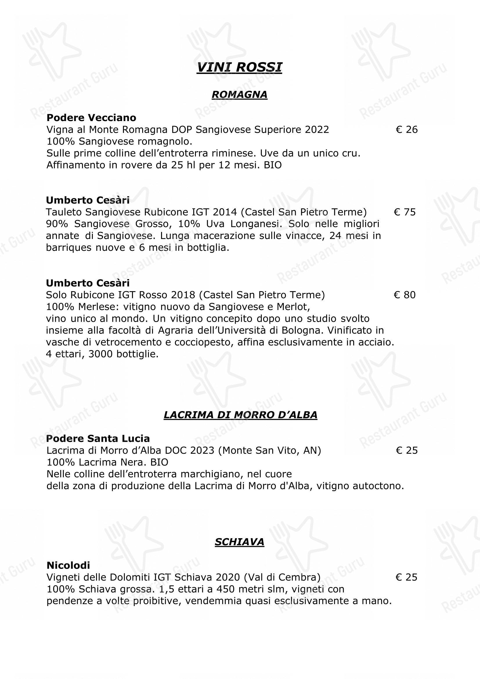 Menu di Casabrigandi - Ristorante Pesce - Centro Storico - Menu bar