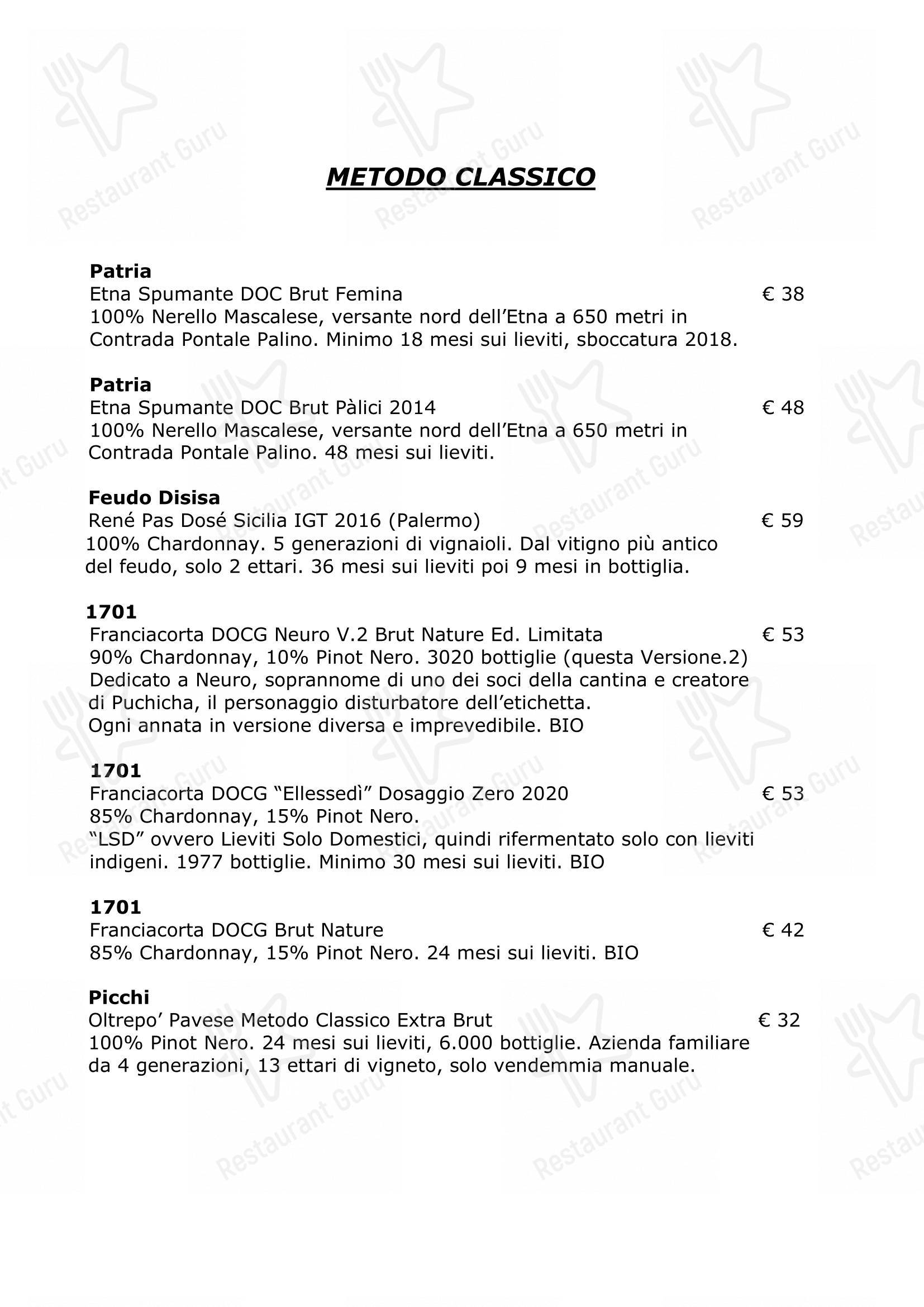 Casabrigandi - Ristorante Pesce - Centro Storico in Rimini - Menu bar