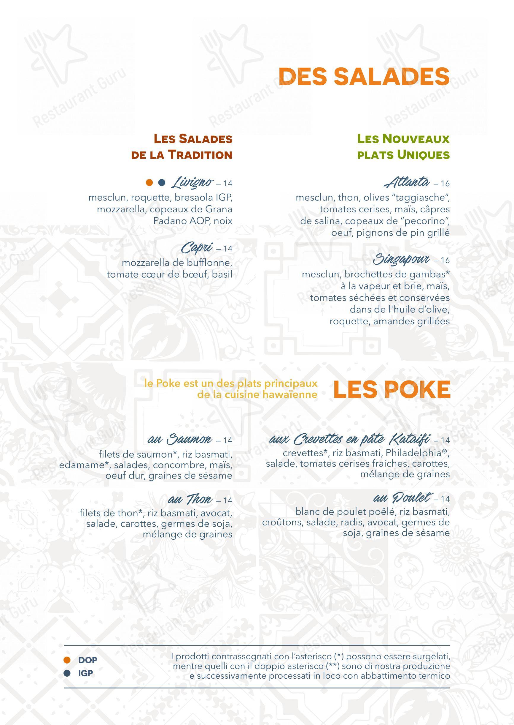 Menu di Clapsy Torino - 菜单