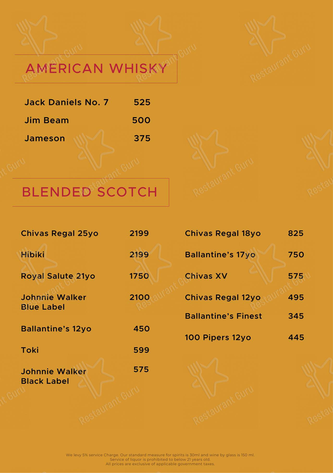 Menu bar for Cravings Coffee Shop in Indore