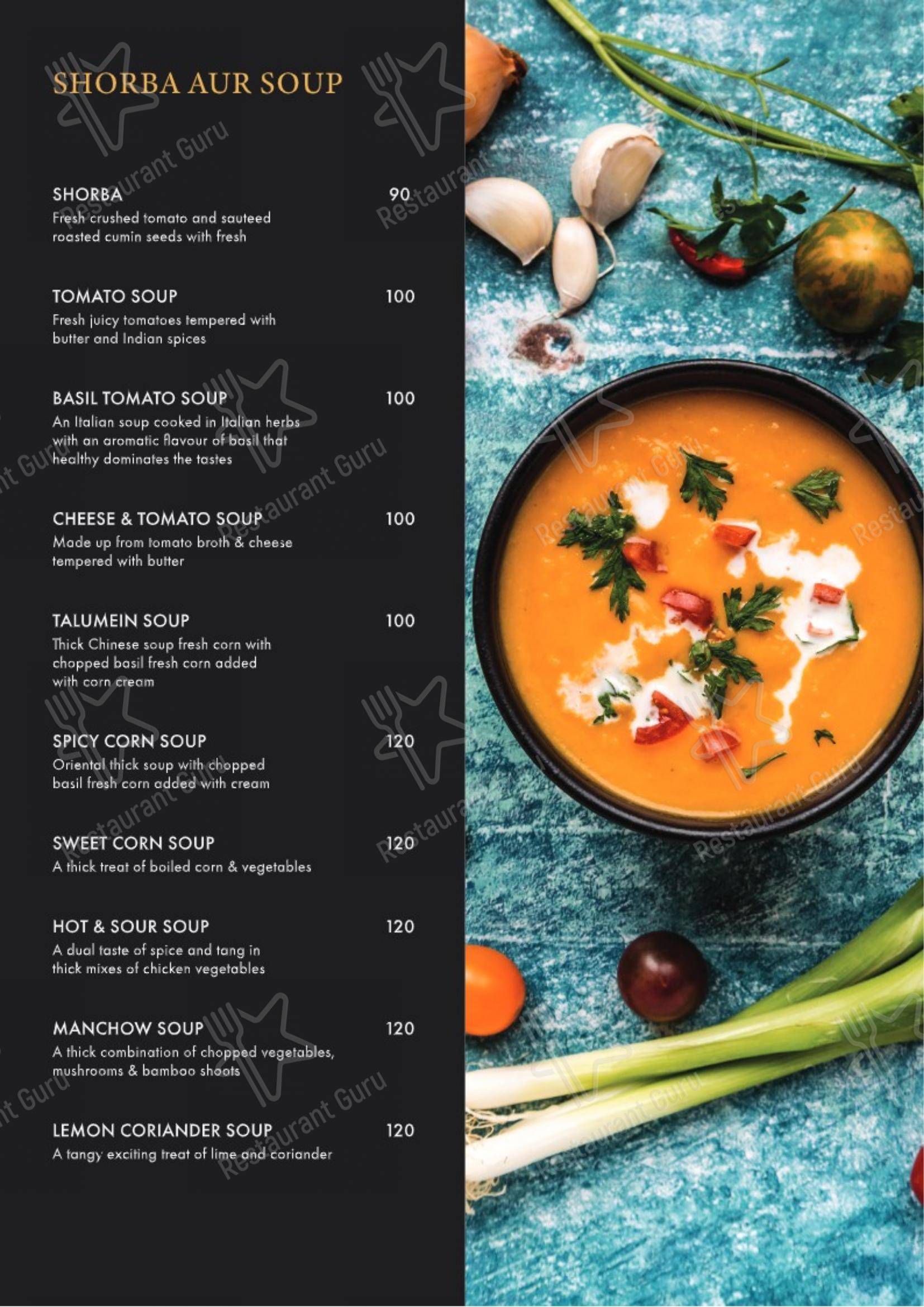 DESI MASALA in Bengaluru - Menu